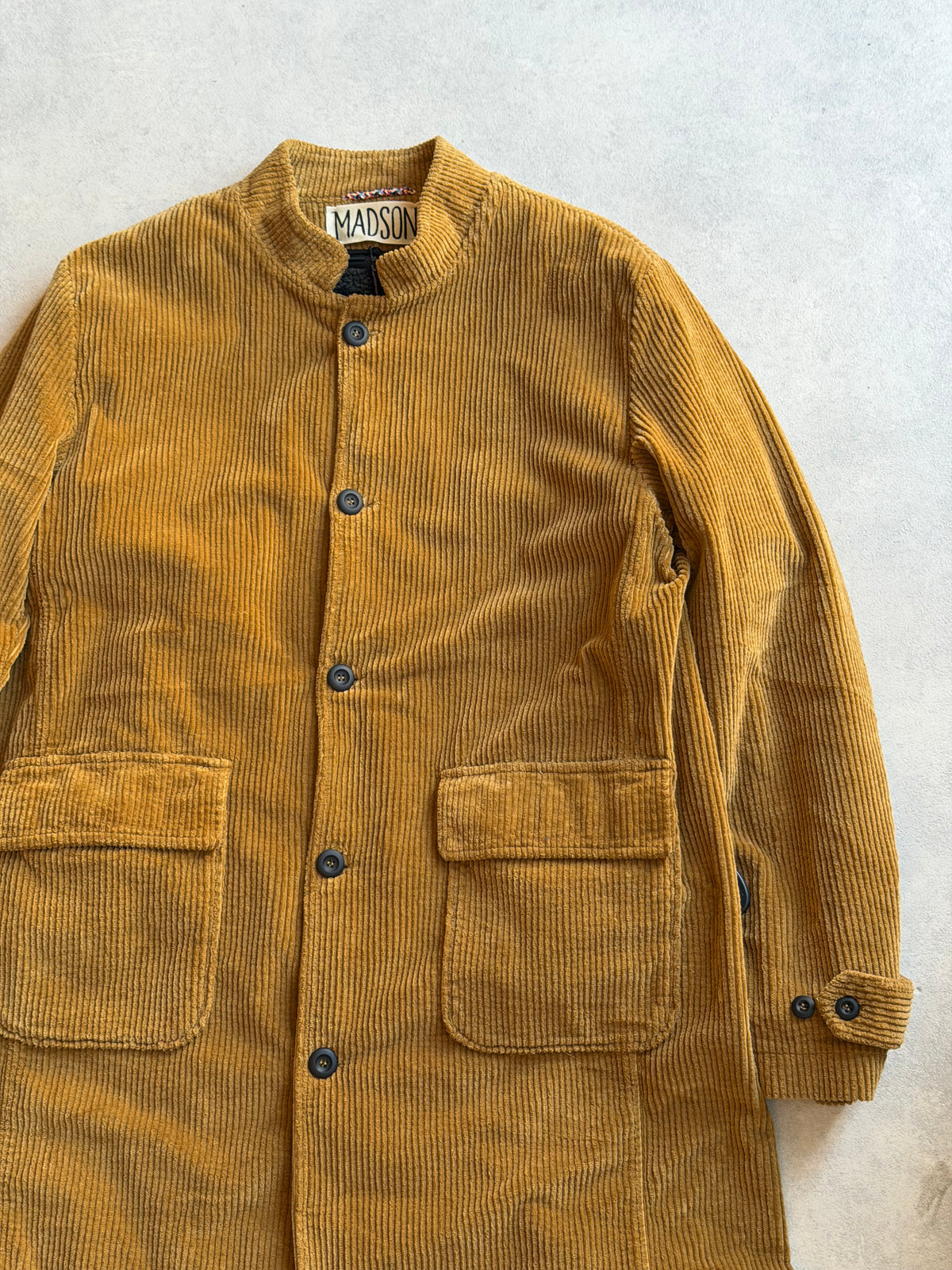 Madson Corduroy Long Coat Camel XL