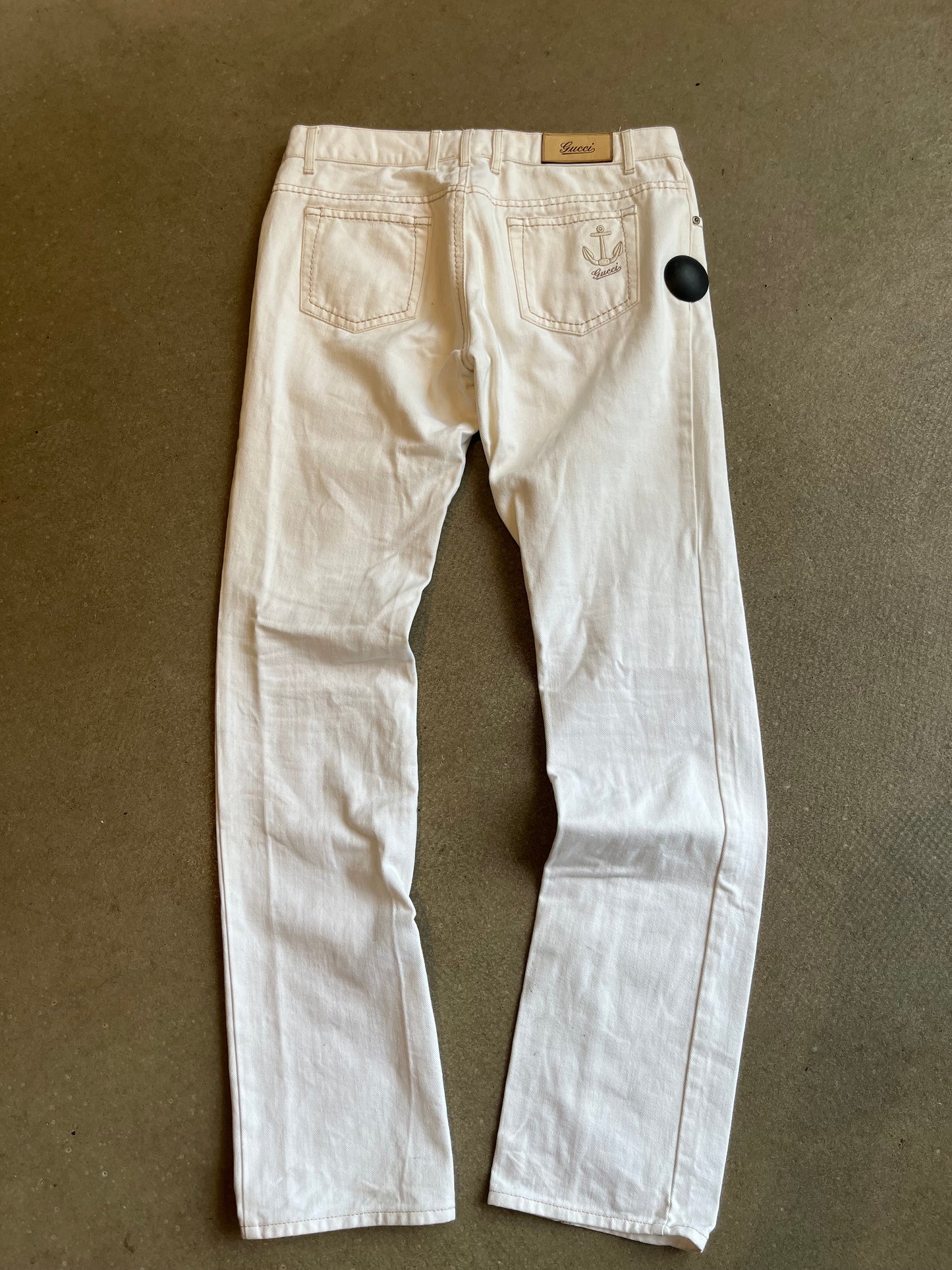 Gucci Jeans Anchor White 50