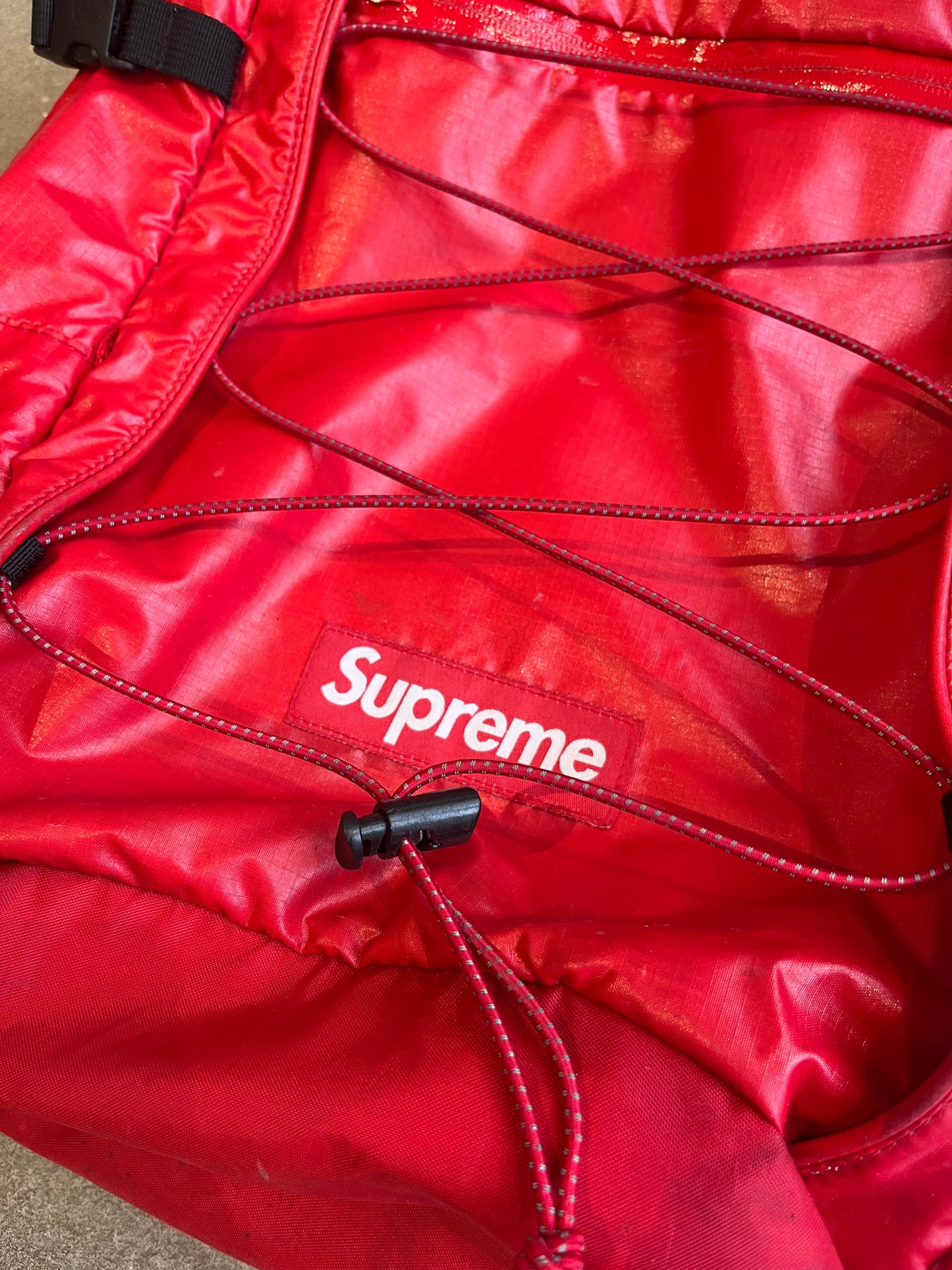 Supreme FW17 Backpack Red