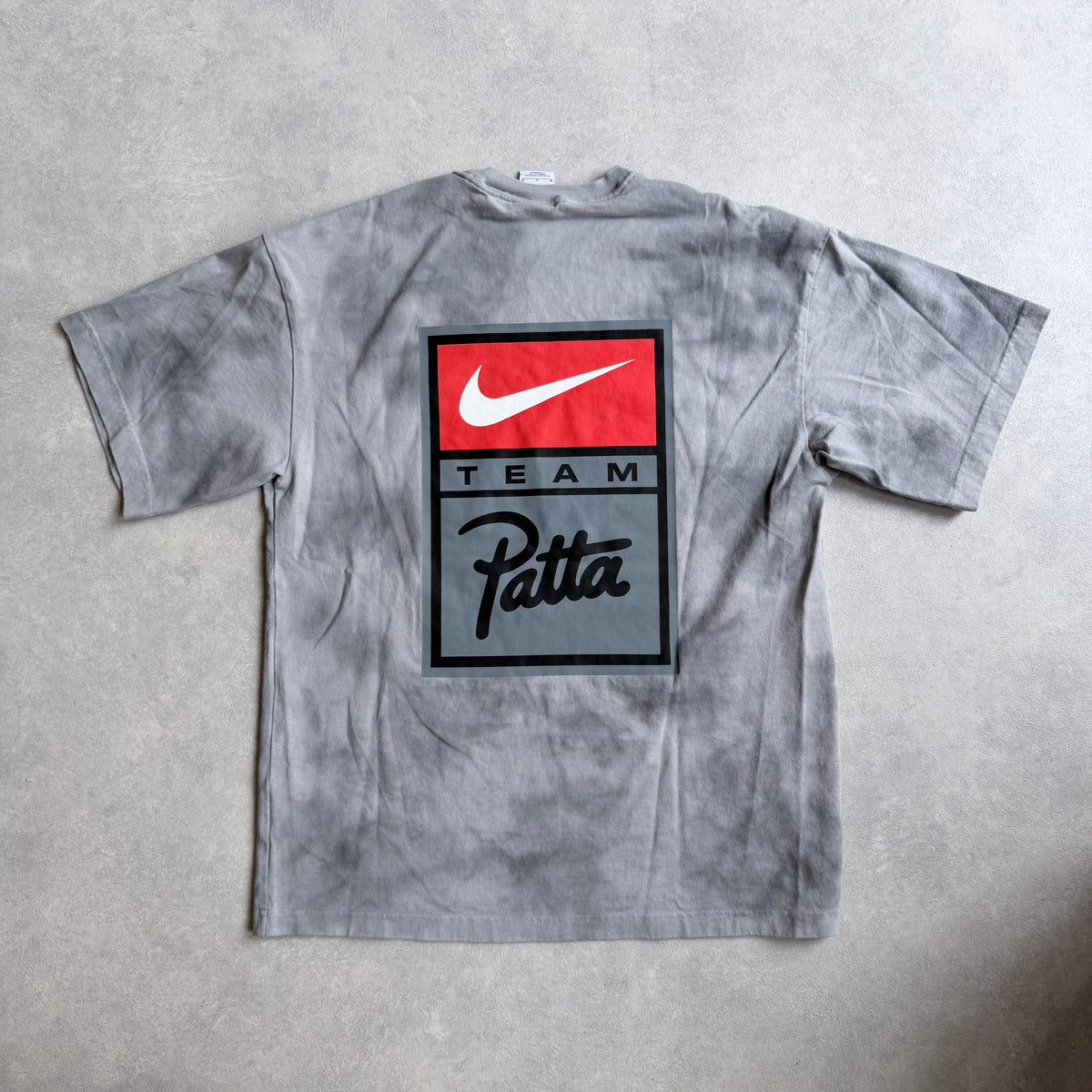 Nike x Team Patta Tee Grey Medium