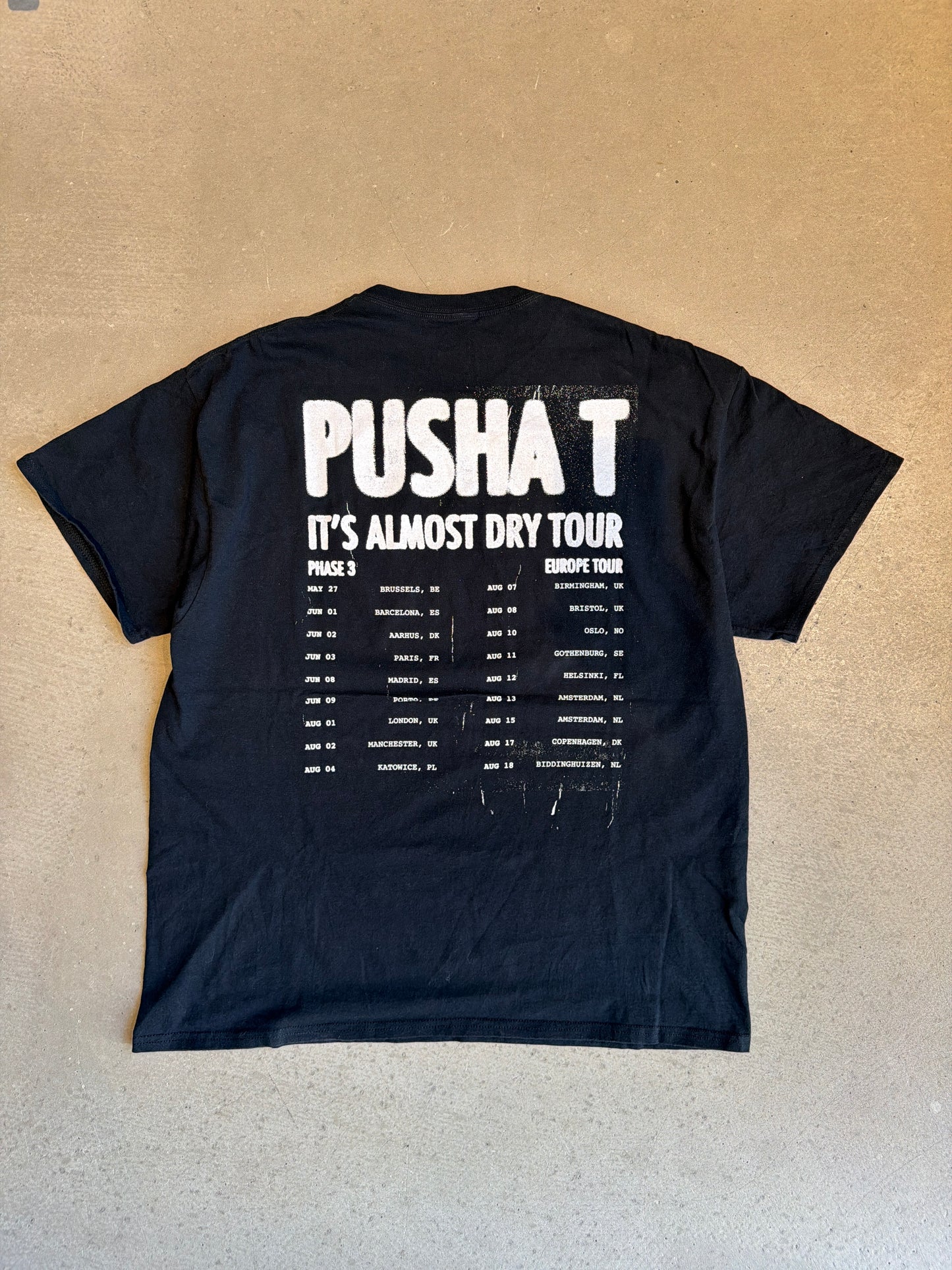 Pusha T Its Almost Dry Europe Tour XL