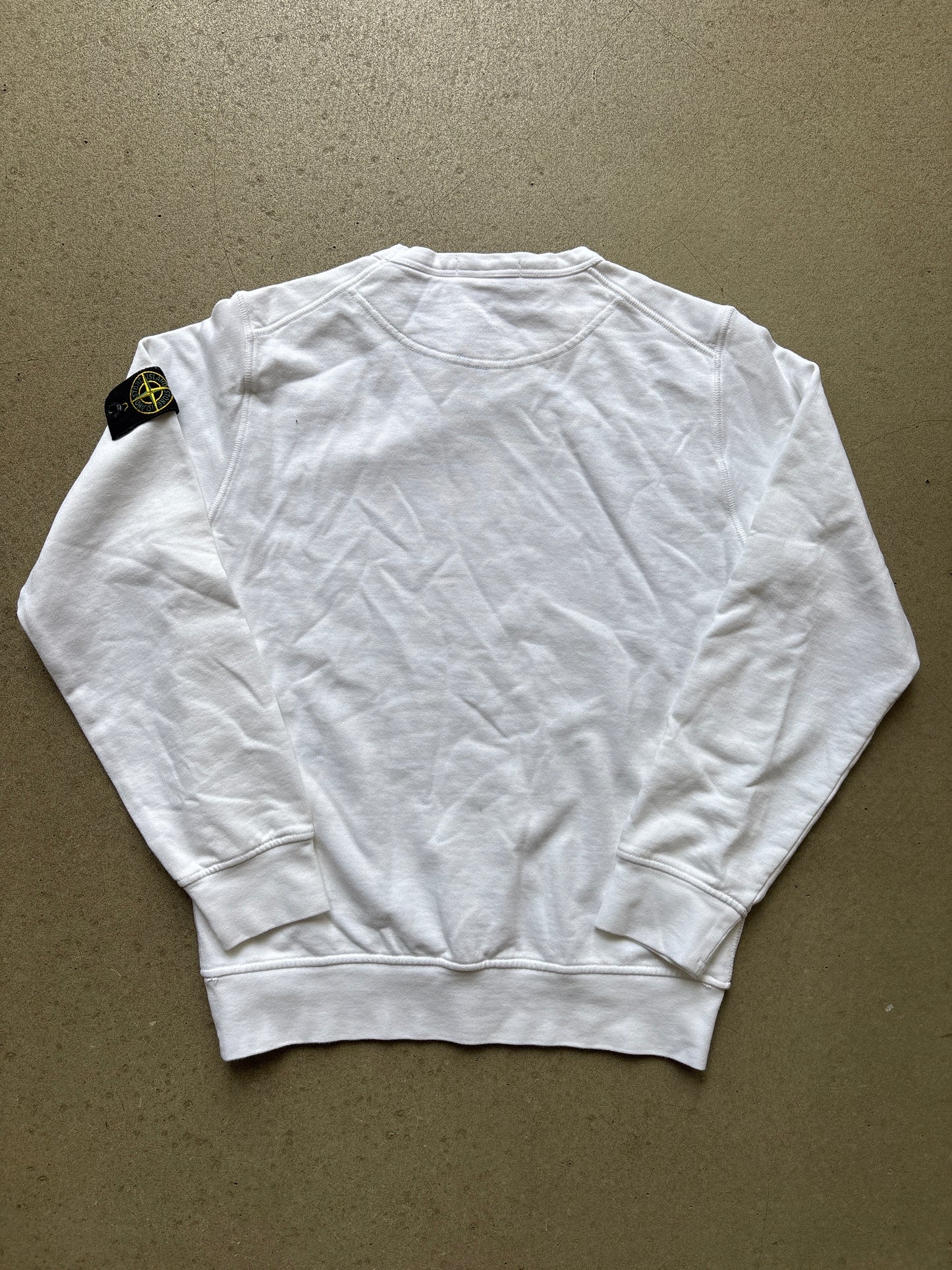 Stone Island Junior Long Sleeve White 140