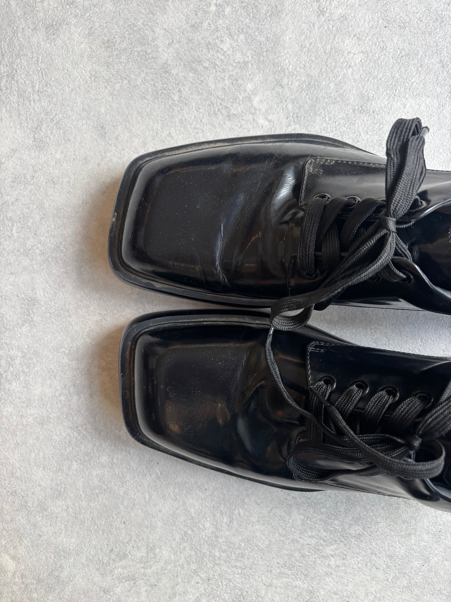 Prada Square Toe SS24 Fender Derby 45
