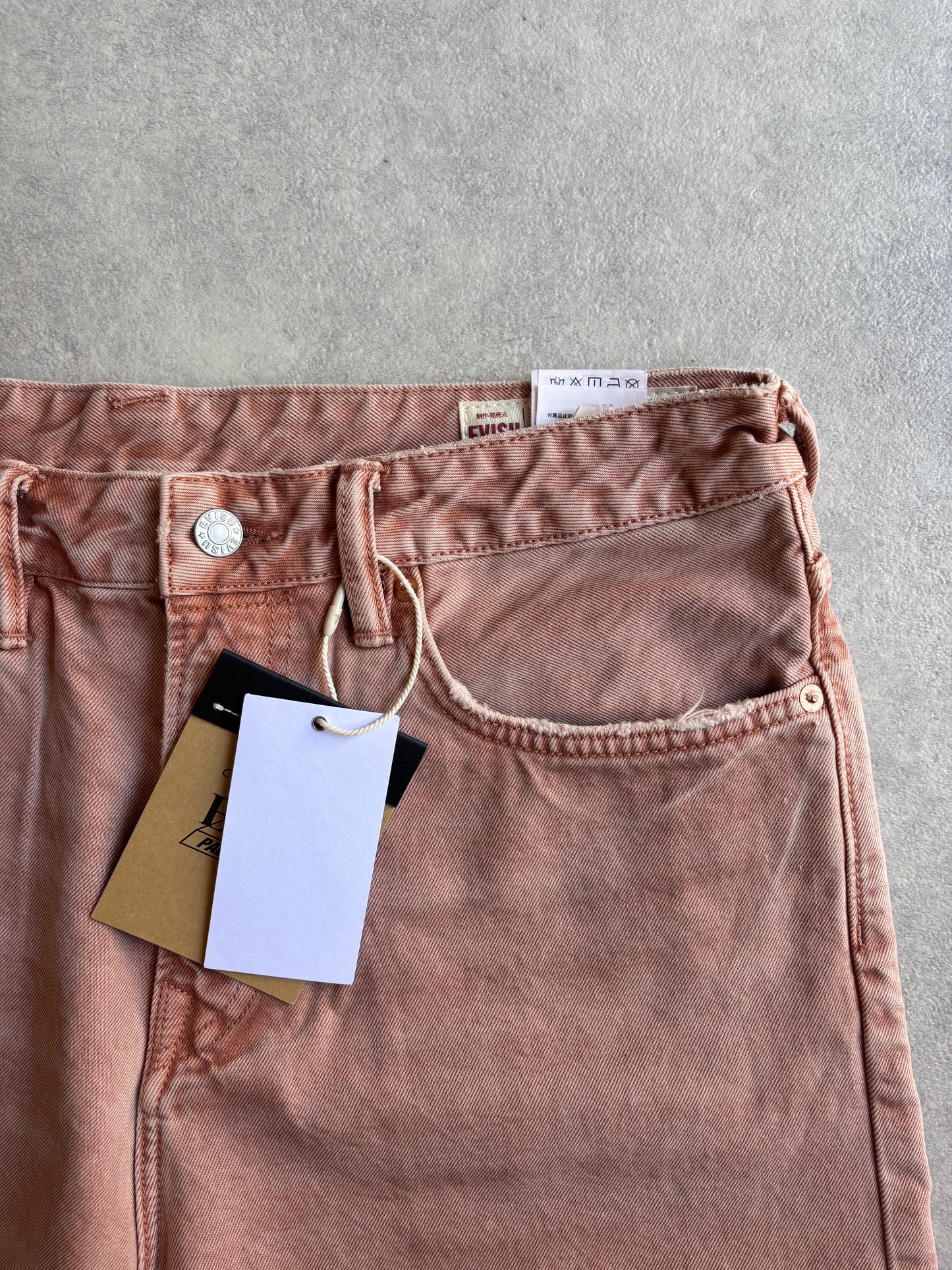 Palace Evisu Long Denim Short Pink Wash
