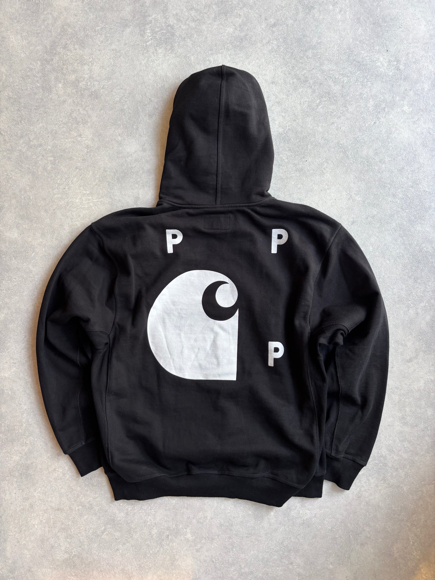 Pop Trading Company x Carhartt Hoodie Black XL
