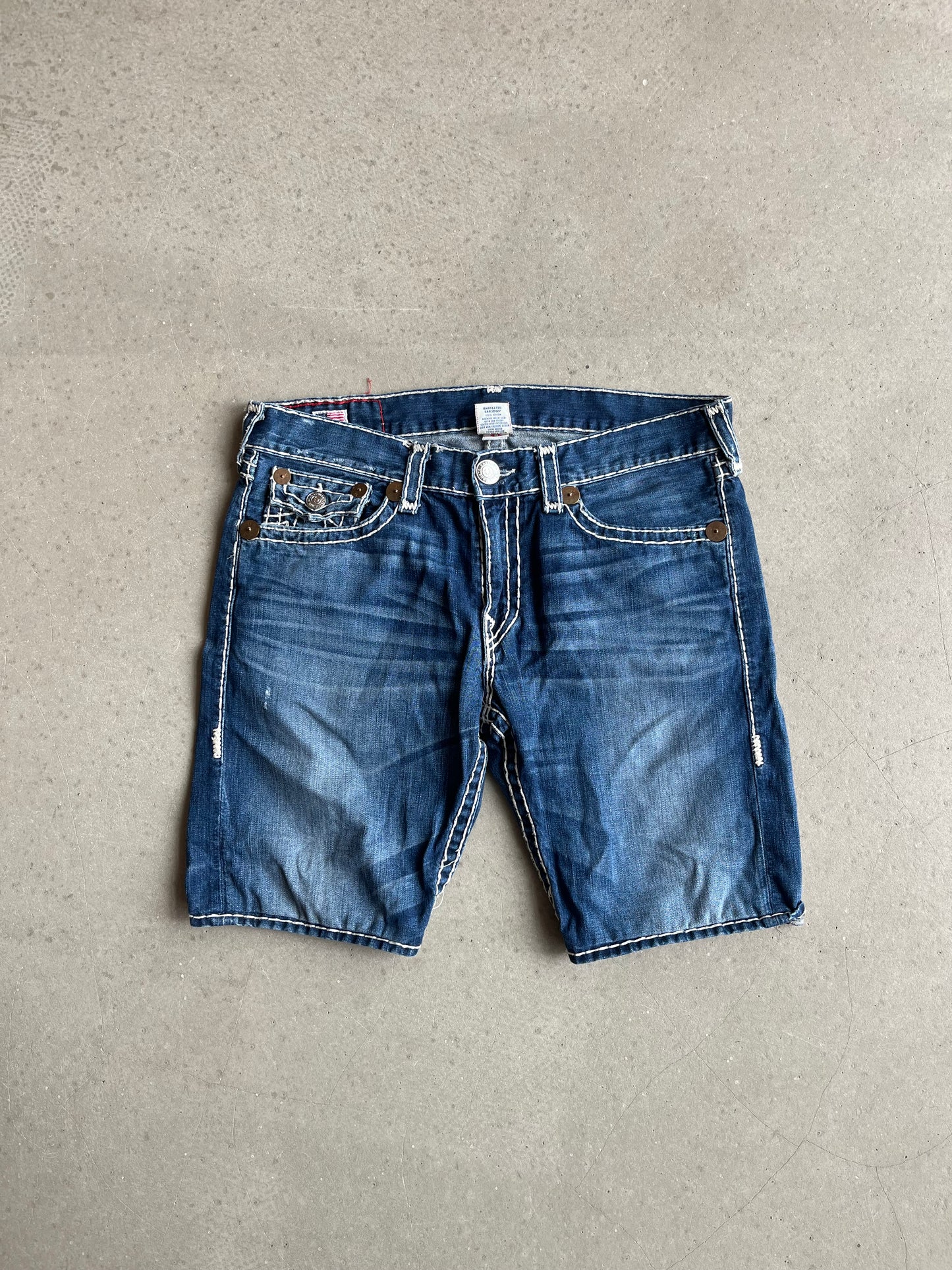 True Religion Ricky Super T Jorts 36