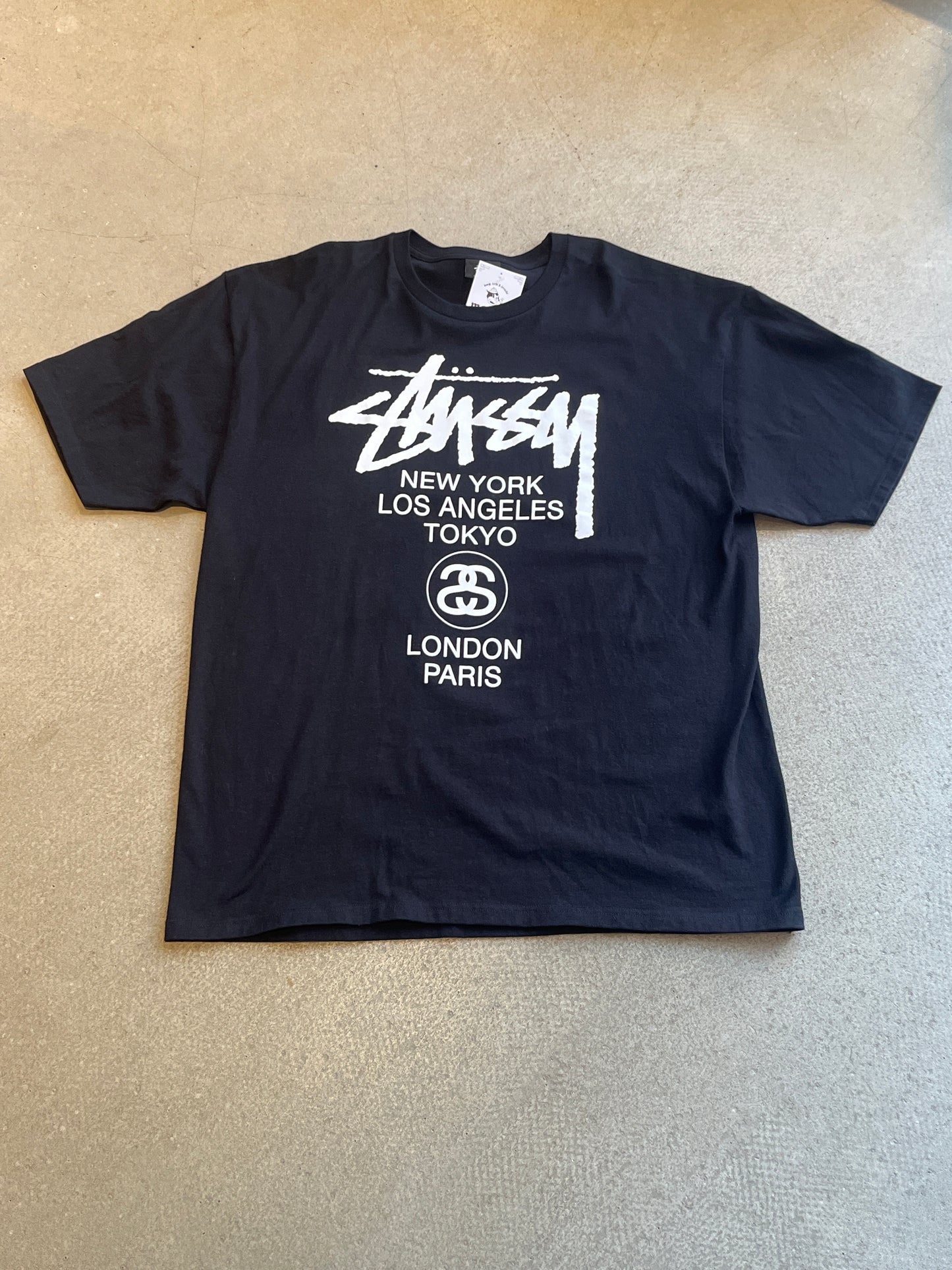 Stussy World Tour Tee Black XL