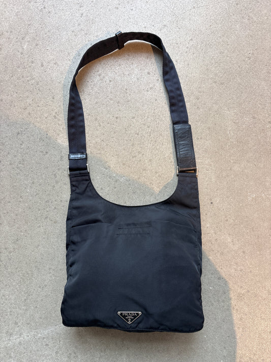 Prada Nylon Sling Bag Black