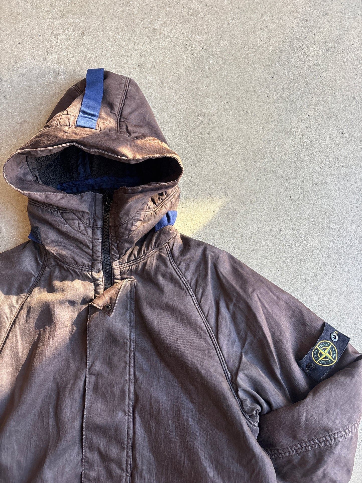 Stone Island 2005 David TC Dutch Rope Jacket Brown Medium