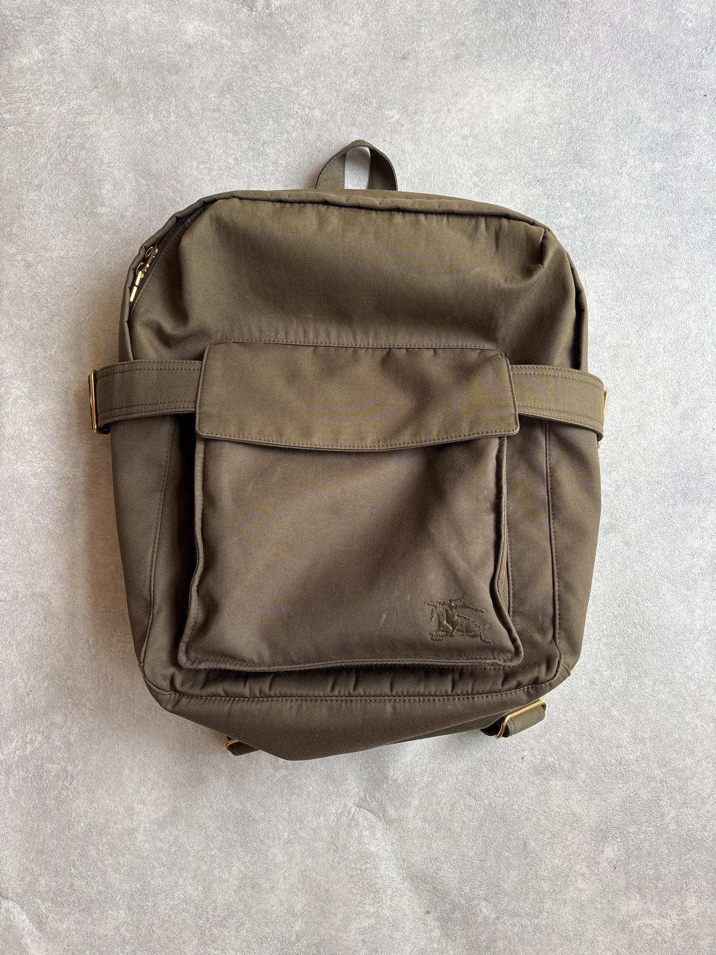 Burberry Olive Trench Backpack