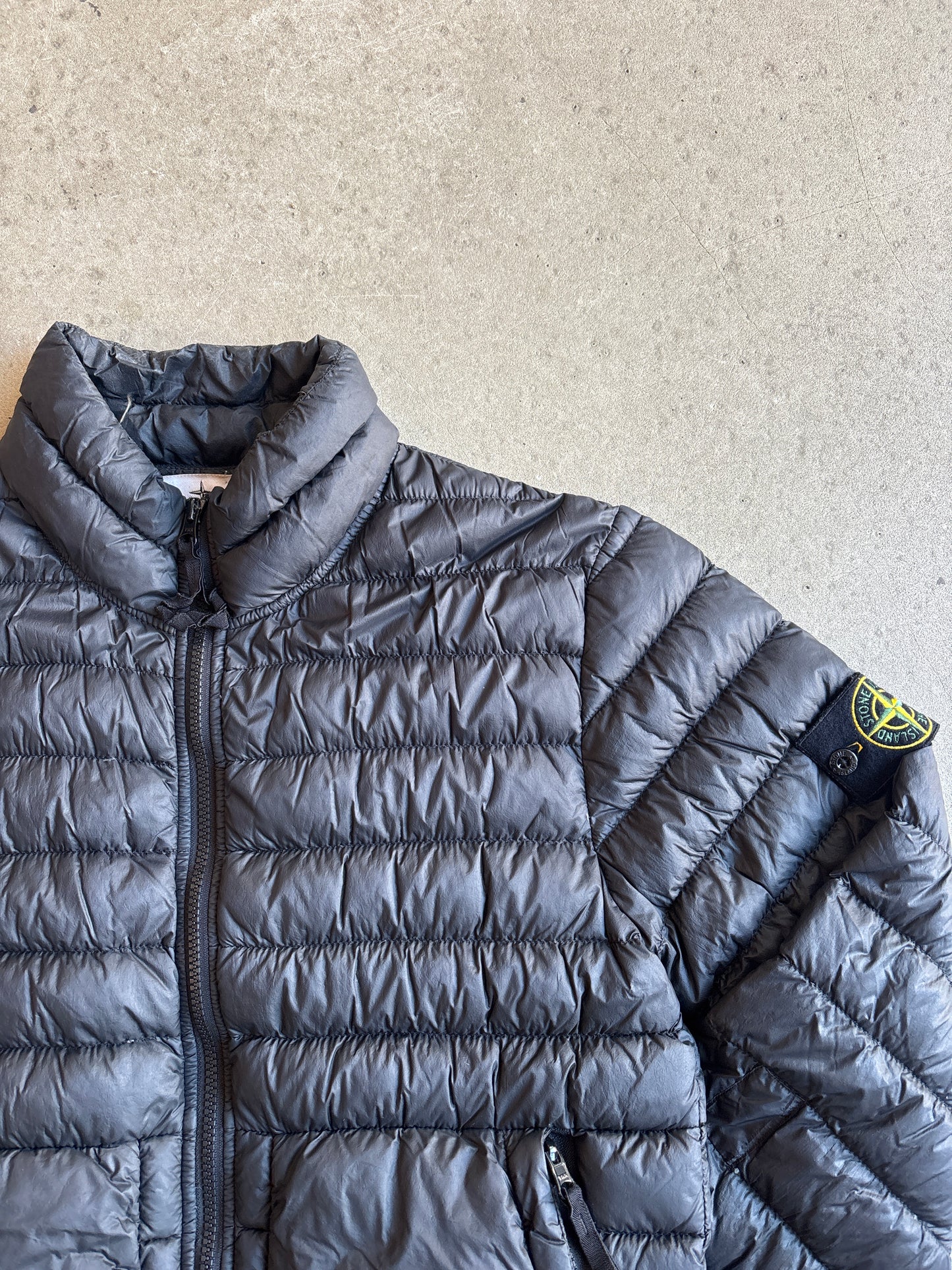 Stone Island Down Puffer Jacket Black Small