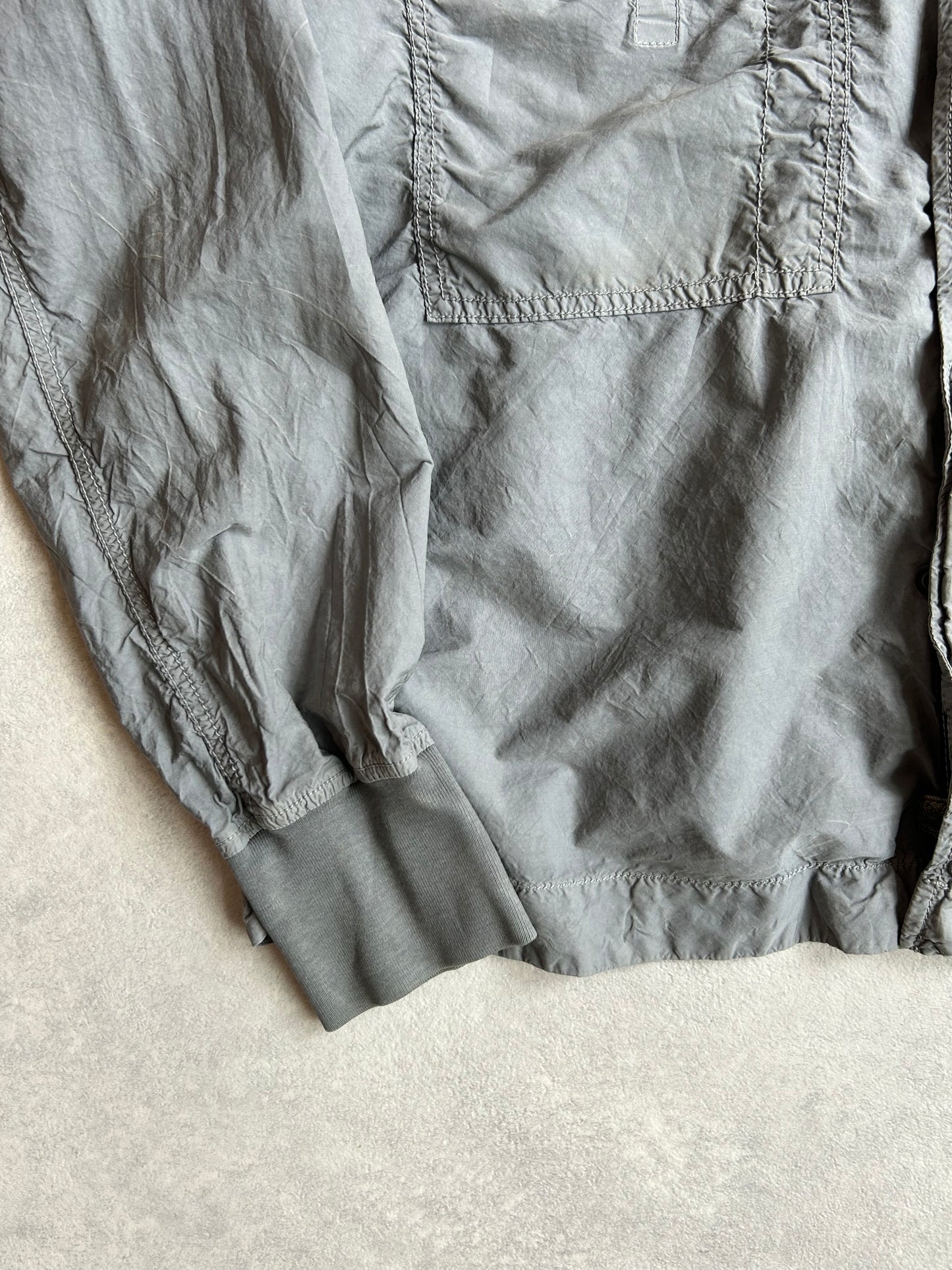 Stone Island Cotton-NY Dyed Overshirt Grey XL