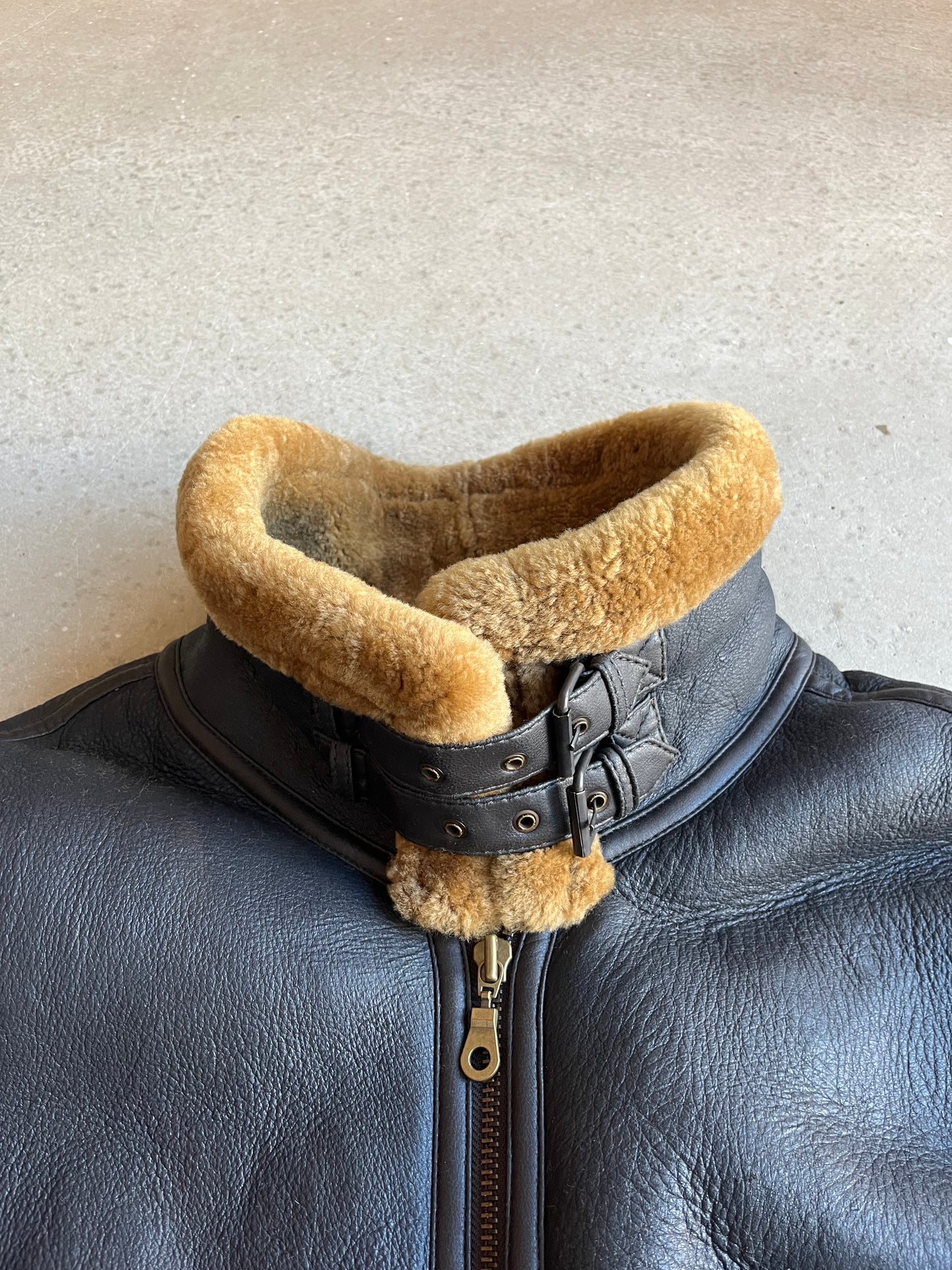 Wrangler Aviator Jacket Brown XXL