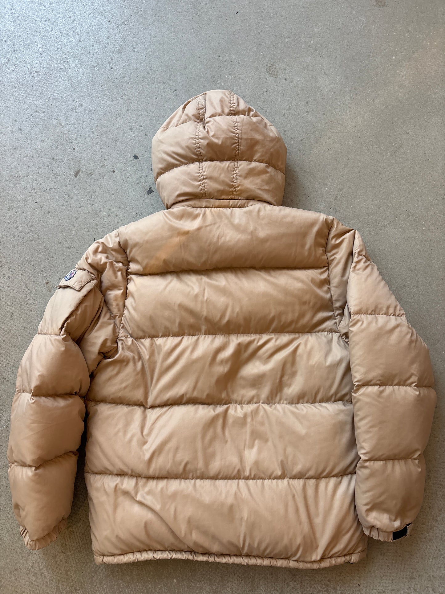 Moncler Hooded Puffer Brown L