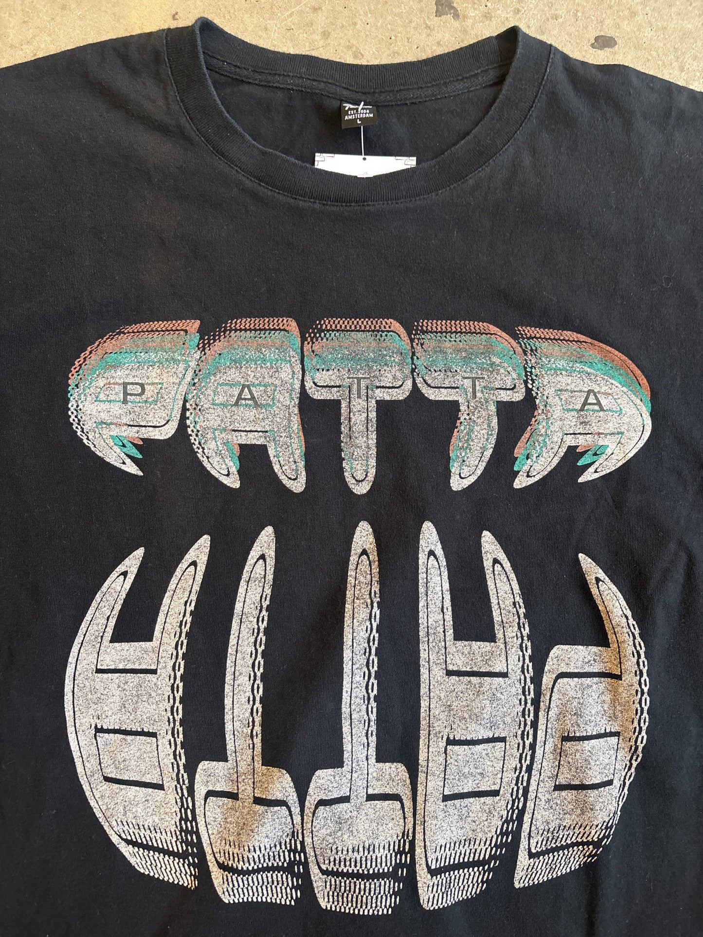 Patta Big Teeth Longsleeve Tee Black L