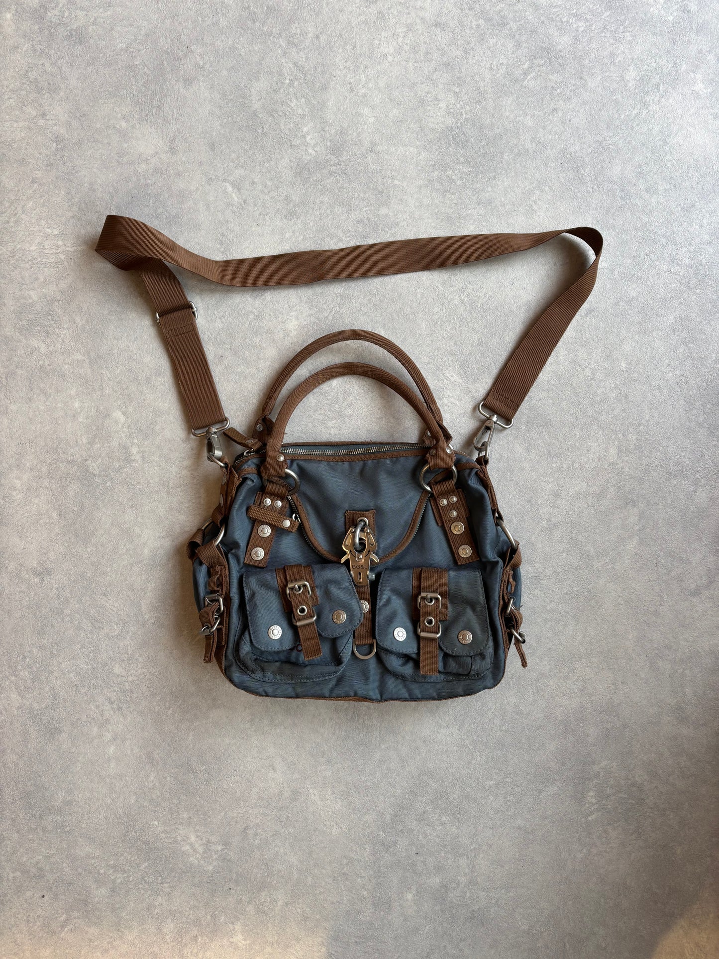 George Gina & Lucy Marina Blue Daisy Darling Bag