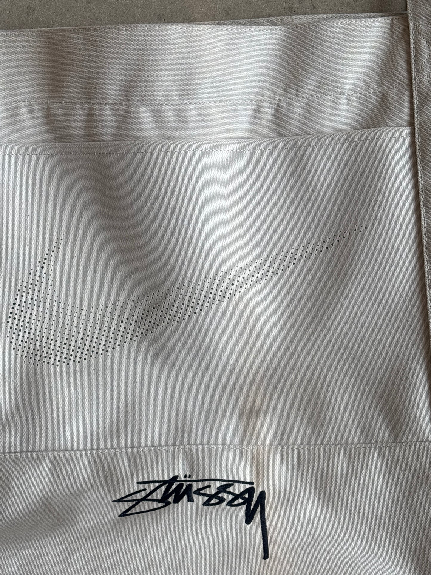 Nike x Stussy Cotton Tote Bag White
