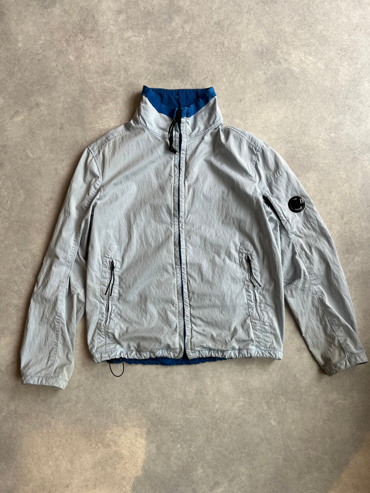 CP Company Raso C-P Garment Dyed Jacket Blue/White