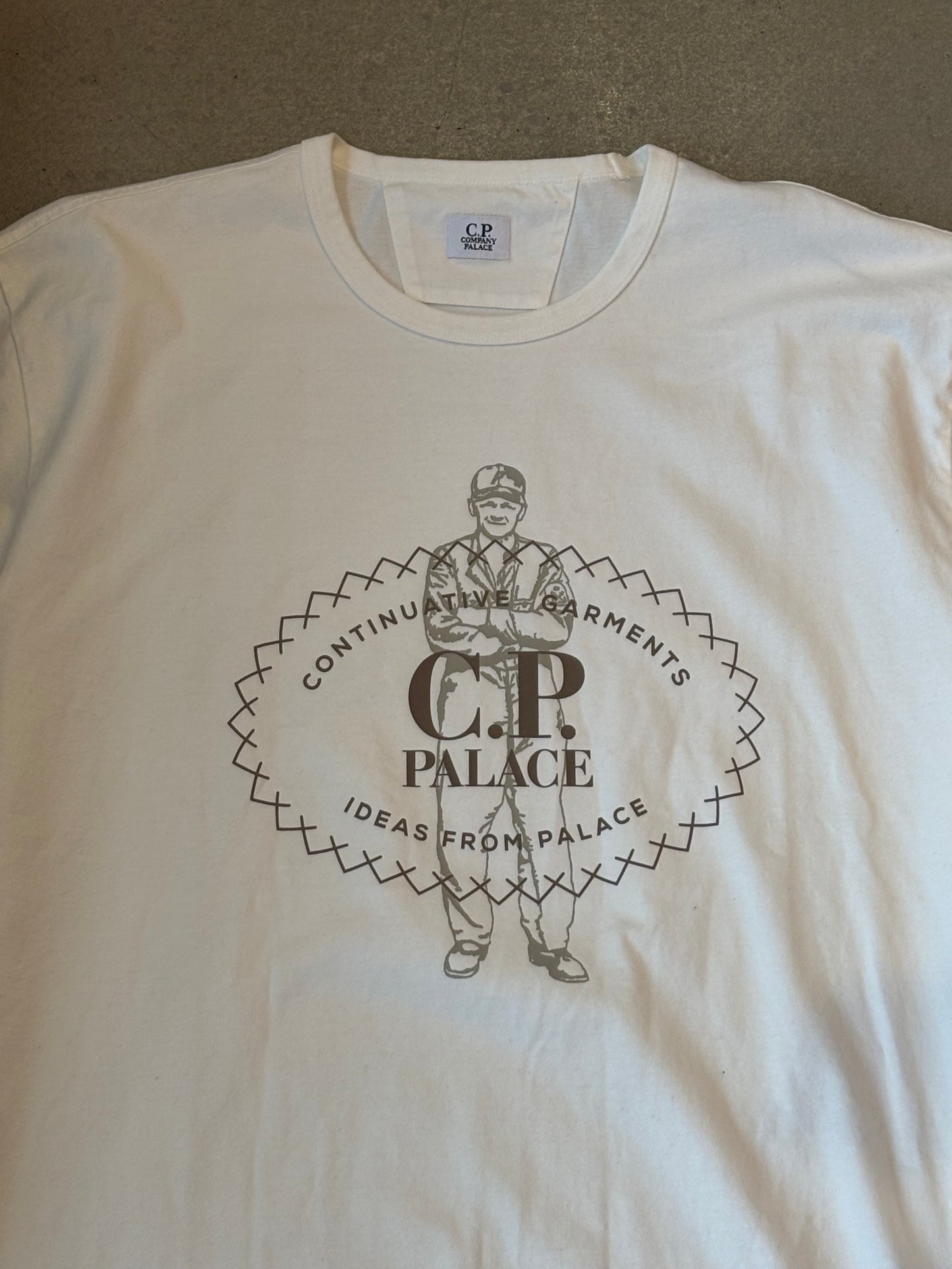 Palace x C.P. Company Mercerized Jersey 30/2 Twisted T-Shirt XXL