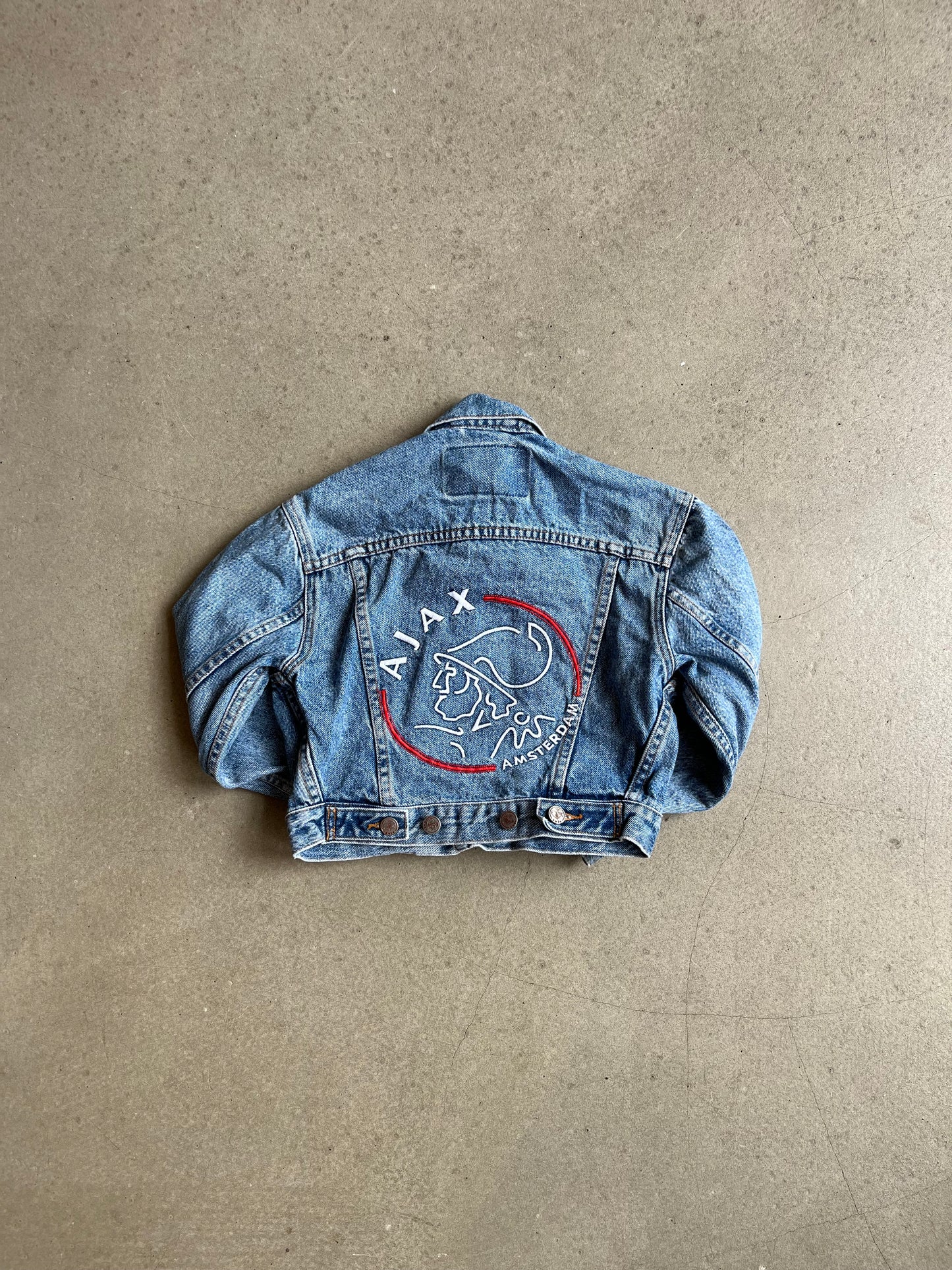 Vintage Ajax Kids Denim Jacket 6Y