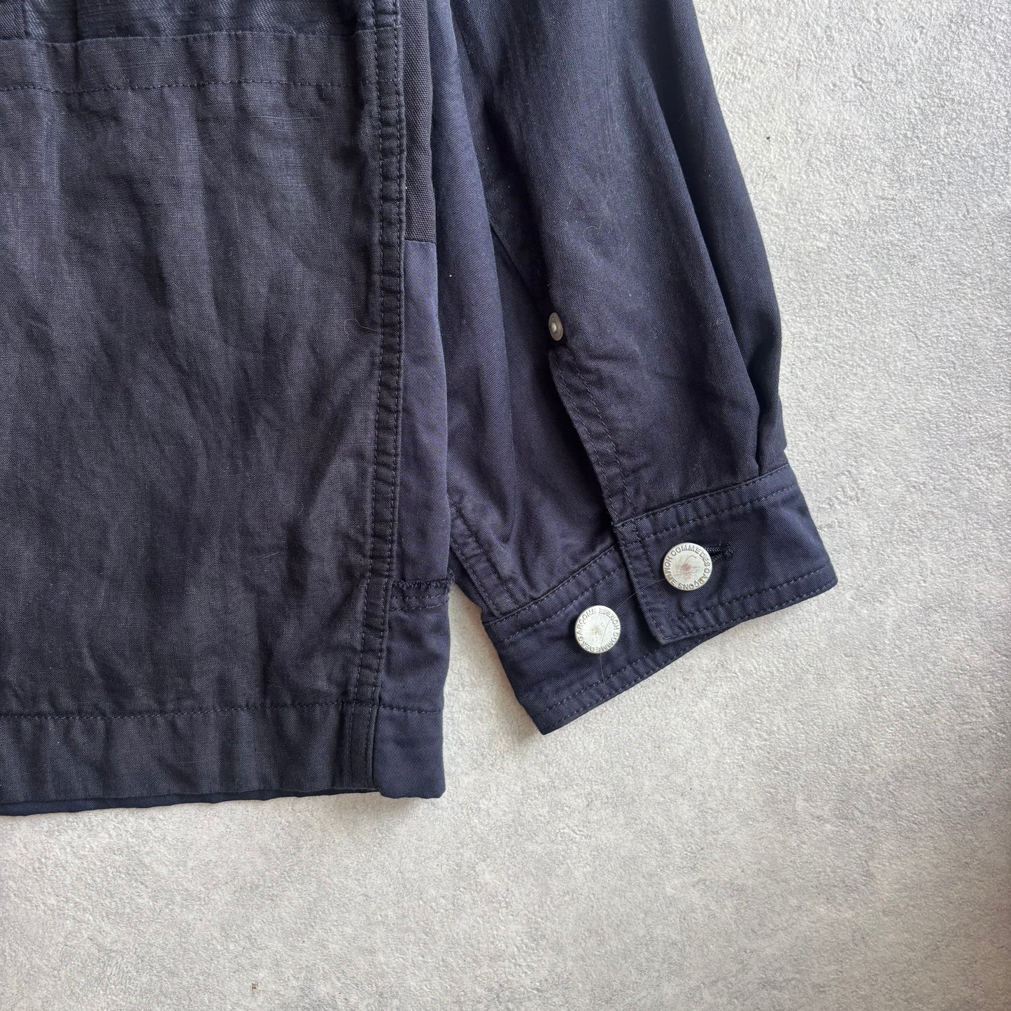 Comme Des Garcons Homme Plus Multi Fabric Jacket Navy Large