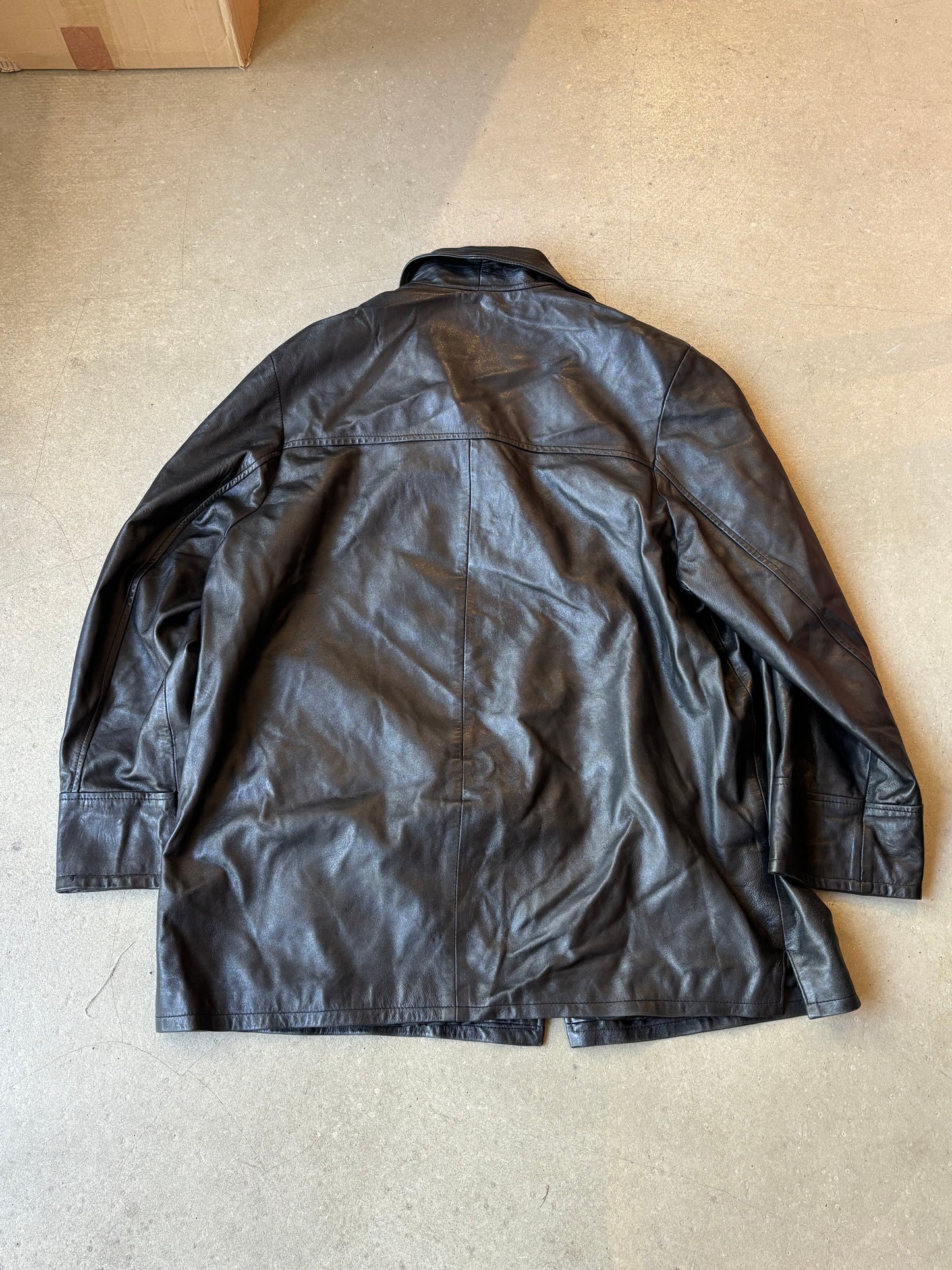 Vera Pelle Leather Jacket Black L
