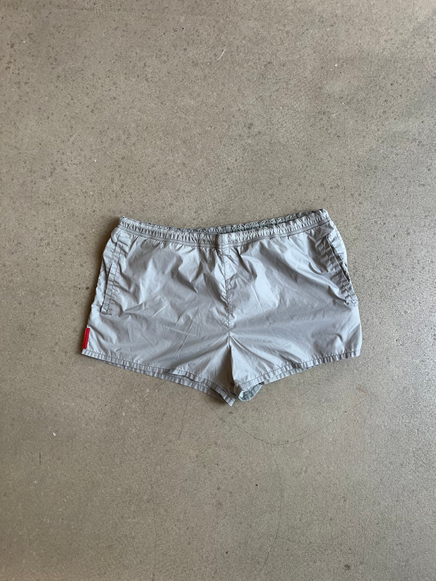 Prada Nylon Shorts Grey xL