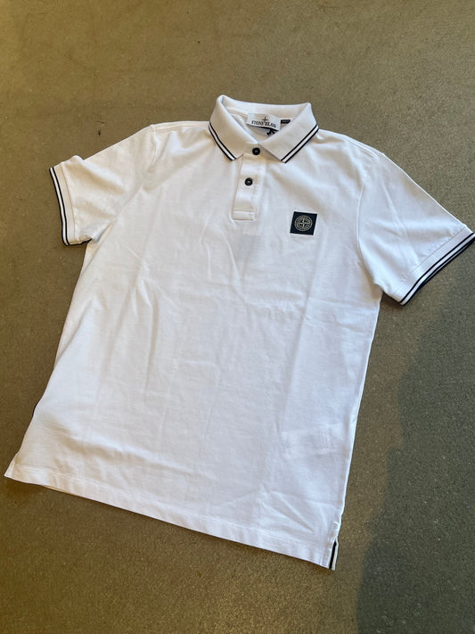 Stone Island Polo White M