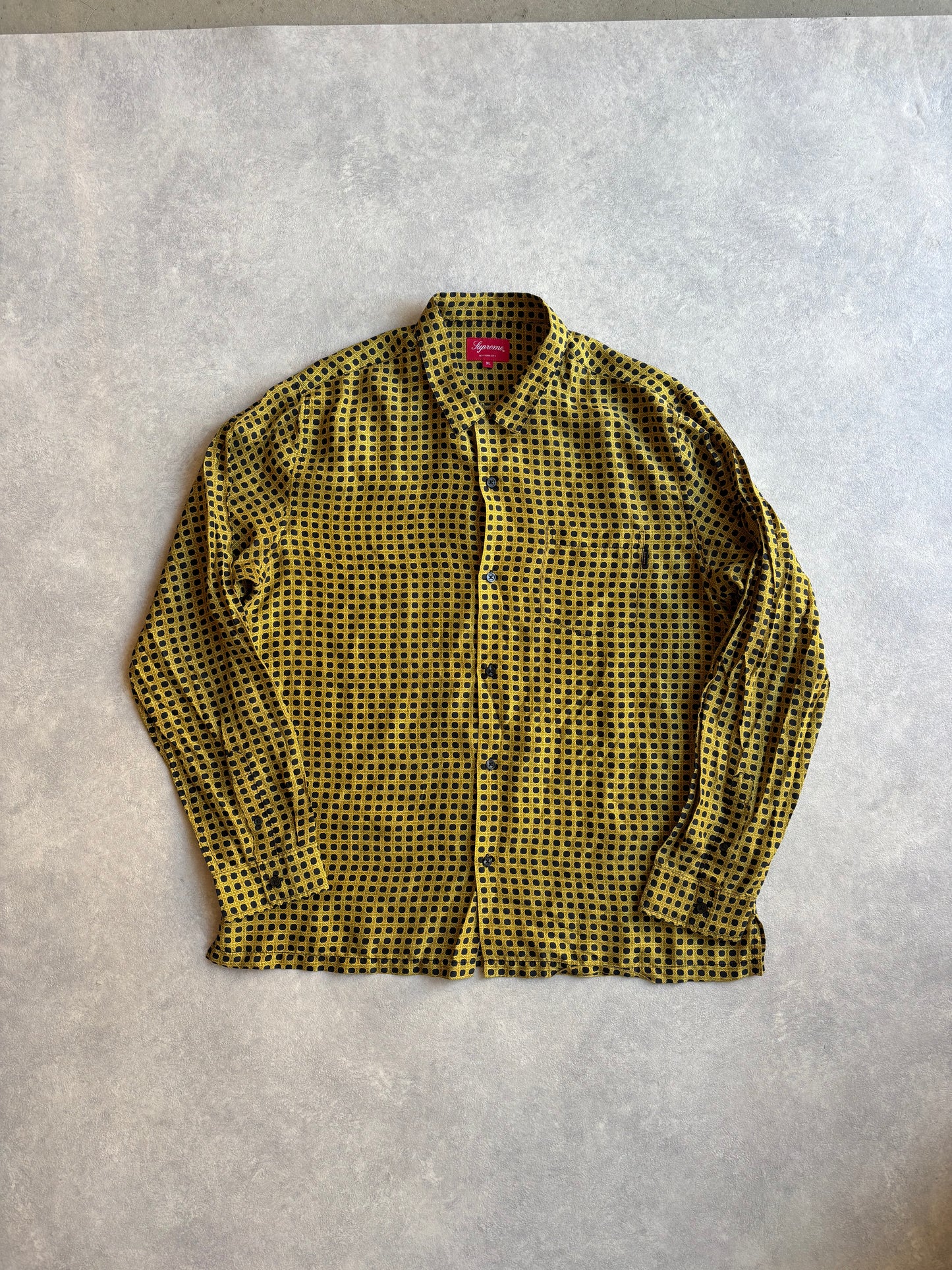 Supreme Cane Silk Shirt XL