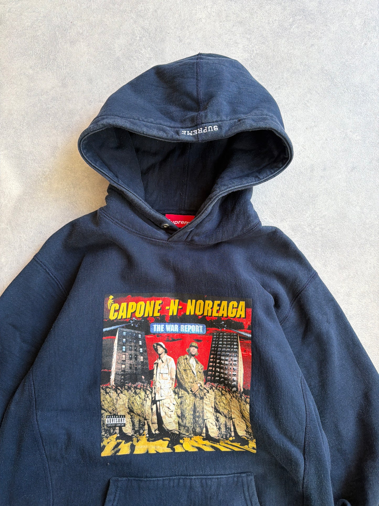 Supreme X The War Report Hoodie 'Capone -N- Noreaga Collection 2016 Size L