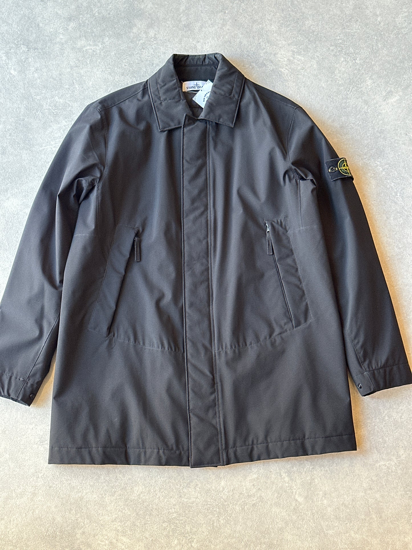 Stone Islands Primaloft Soft Shell-R Trench Black Large