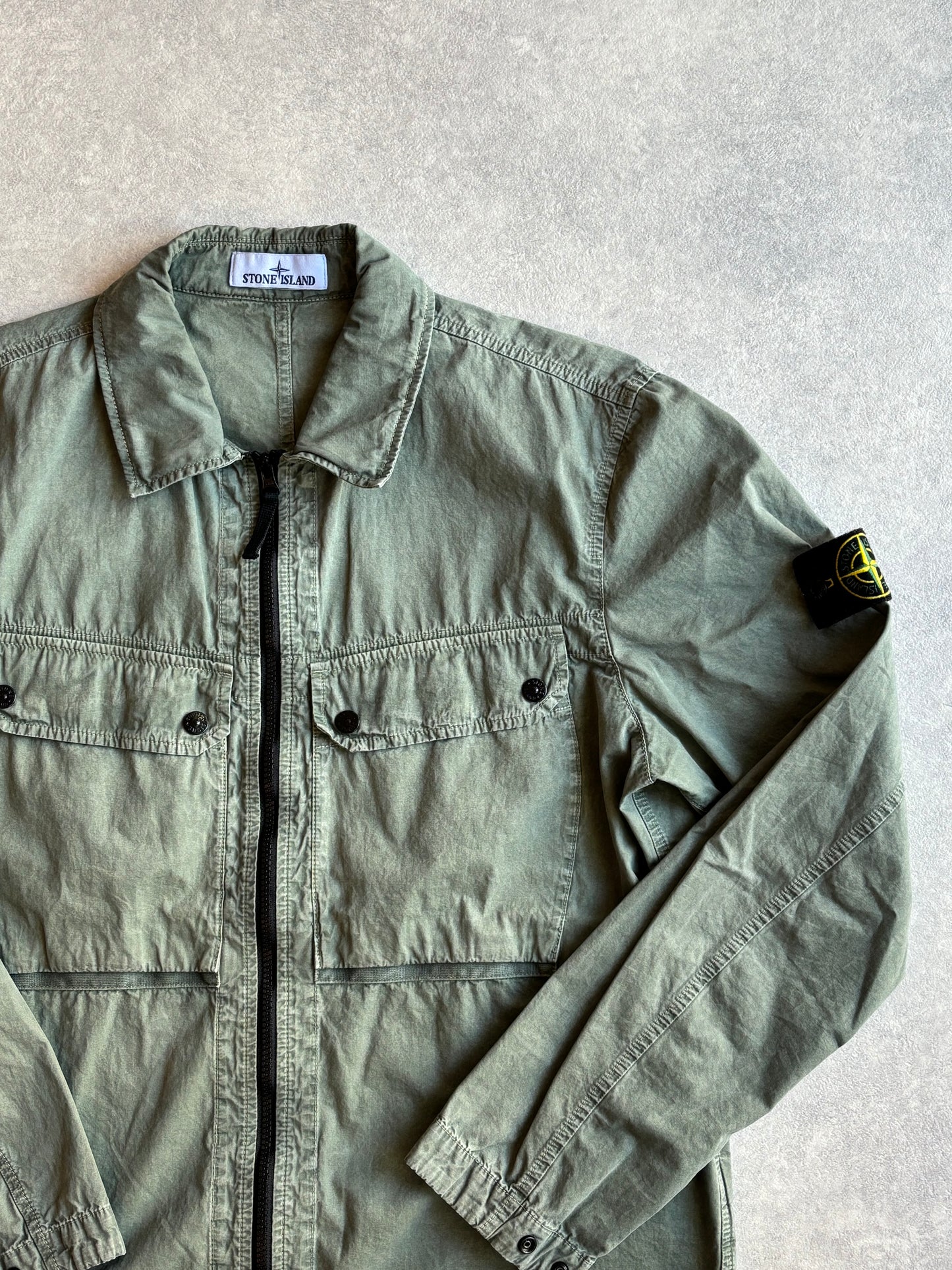 Stone Island Brushed Canvas Overshirt XL