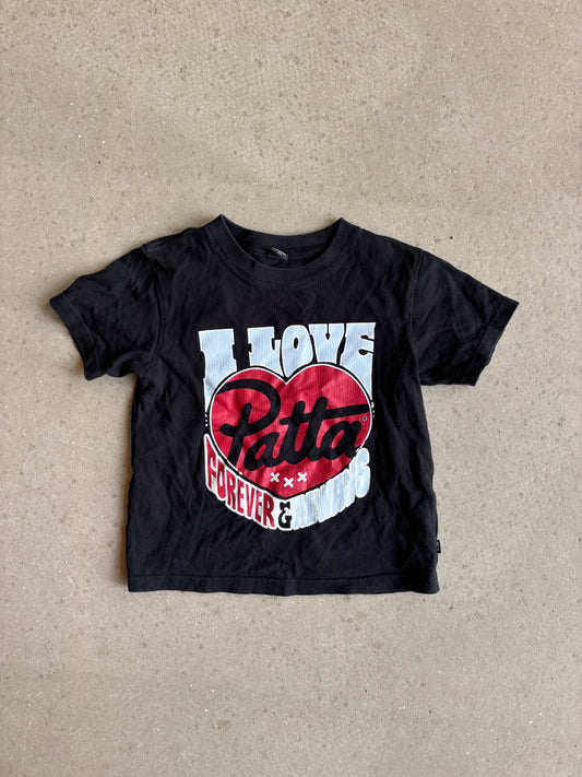 Patta Kids Forever & Always Tee Black 3/4yrs