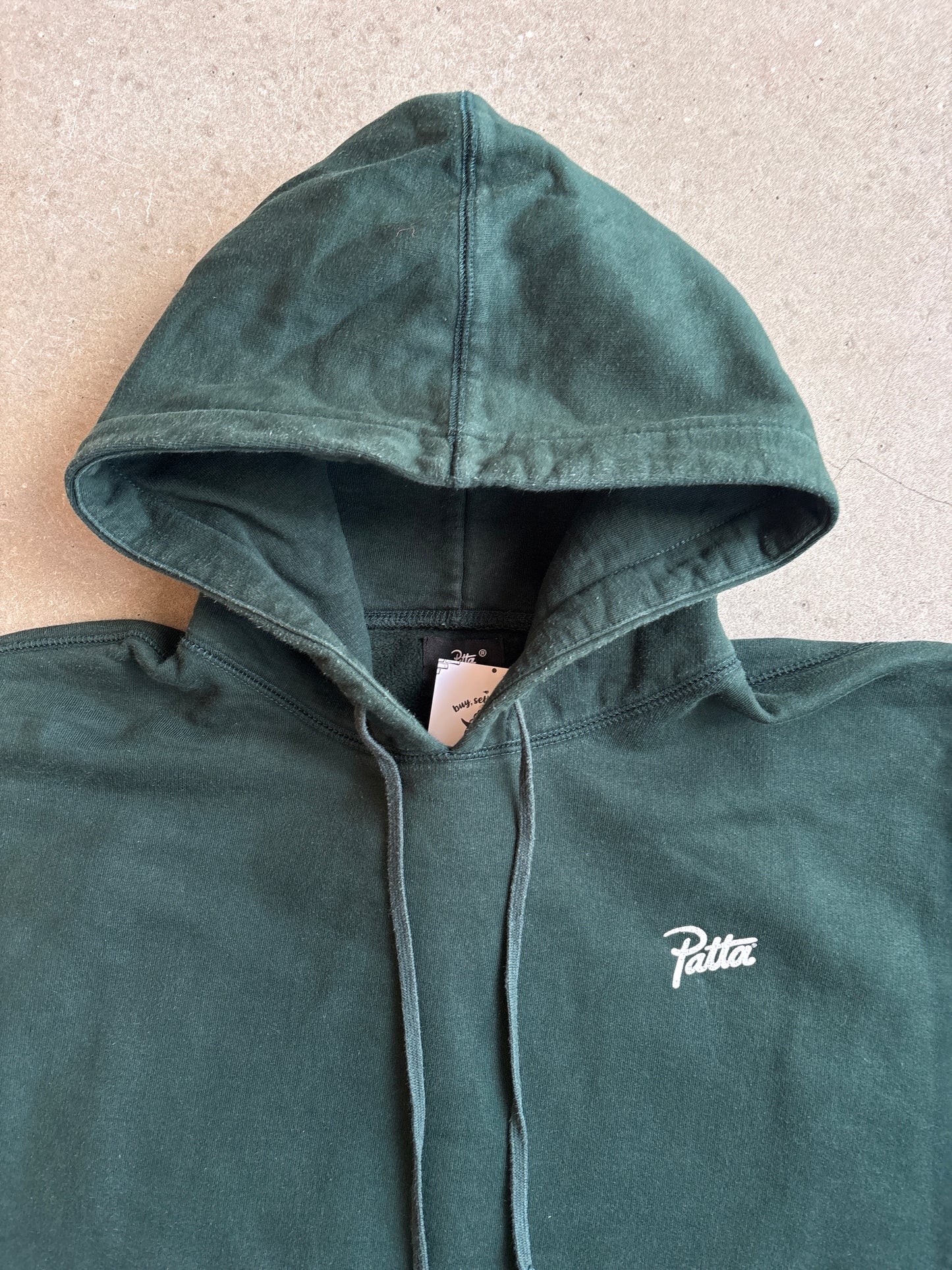 Patta Small Logo Hoodie Green XL