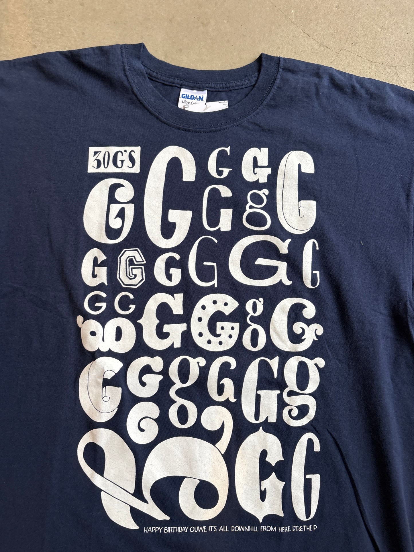 Vintage Parra 30G's Tee Navy XL