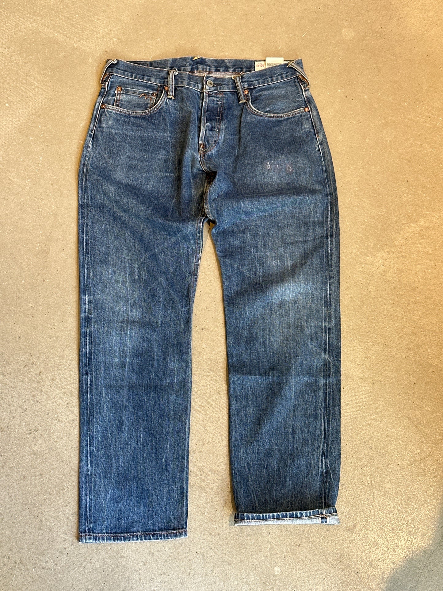Evisu Selvedge Denim Embroidery Both pockets Size 34