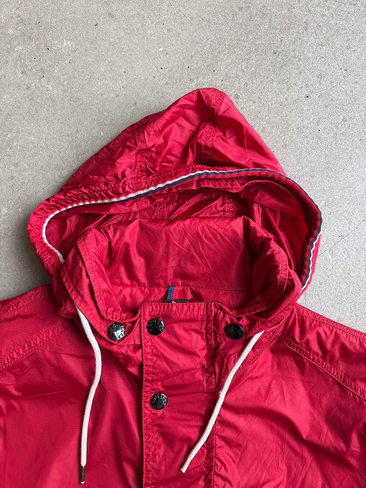 Moncler Victor Windbreaker Red Size 3 M