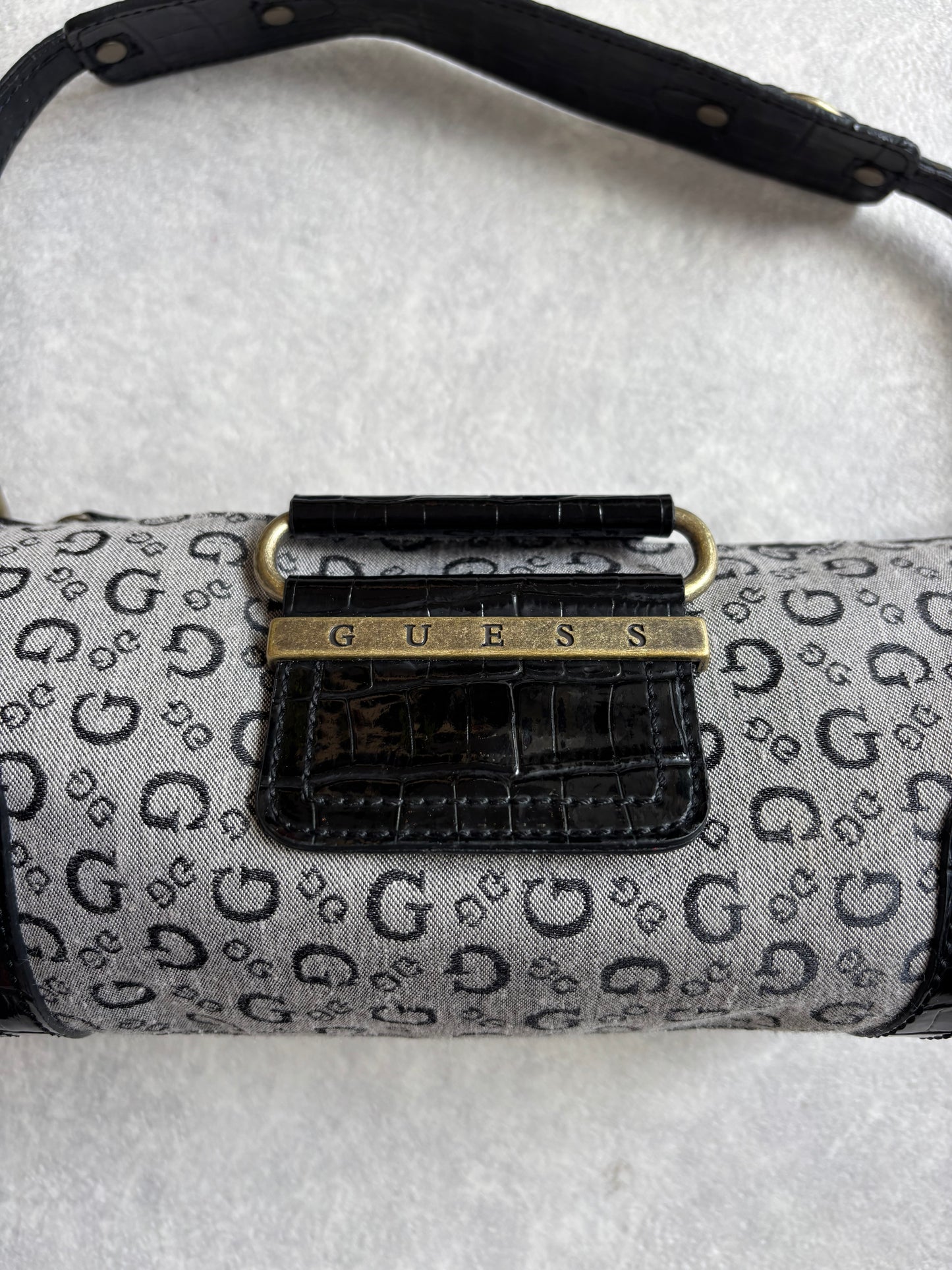 Guess Monogram Tube Bag