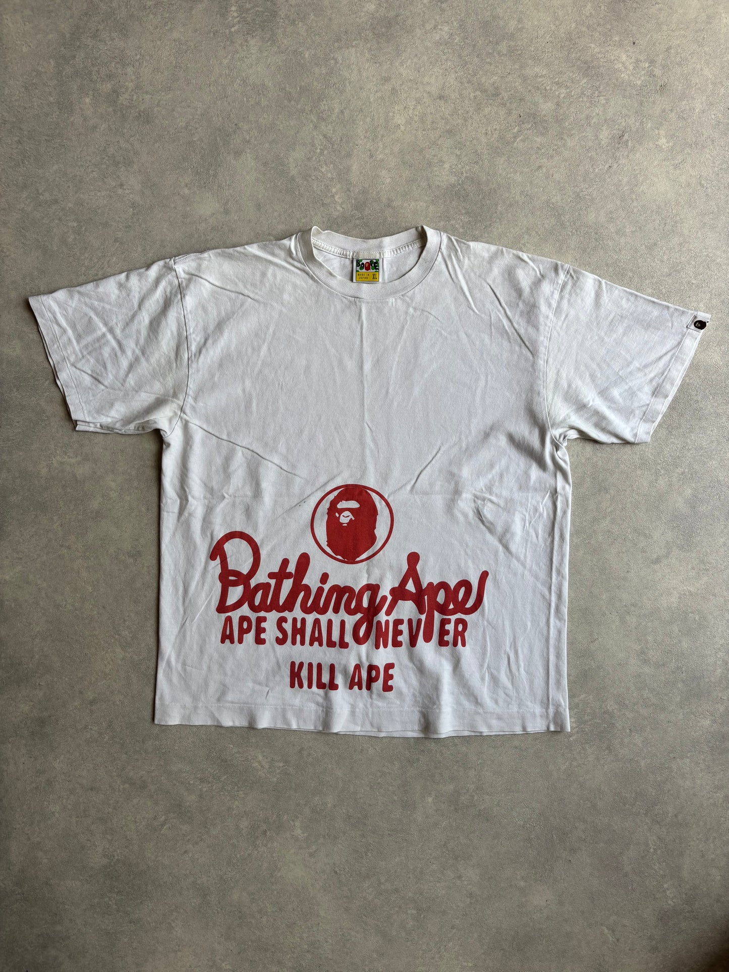 Bape "ASNKA" Tee White XL