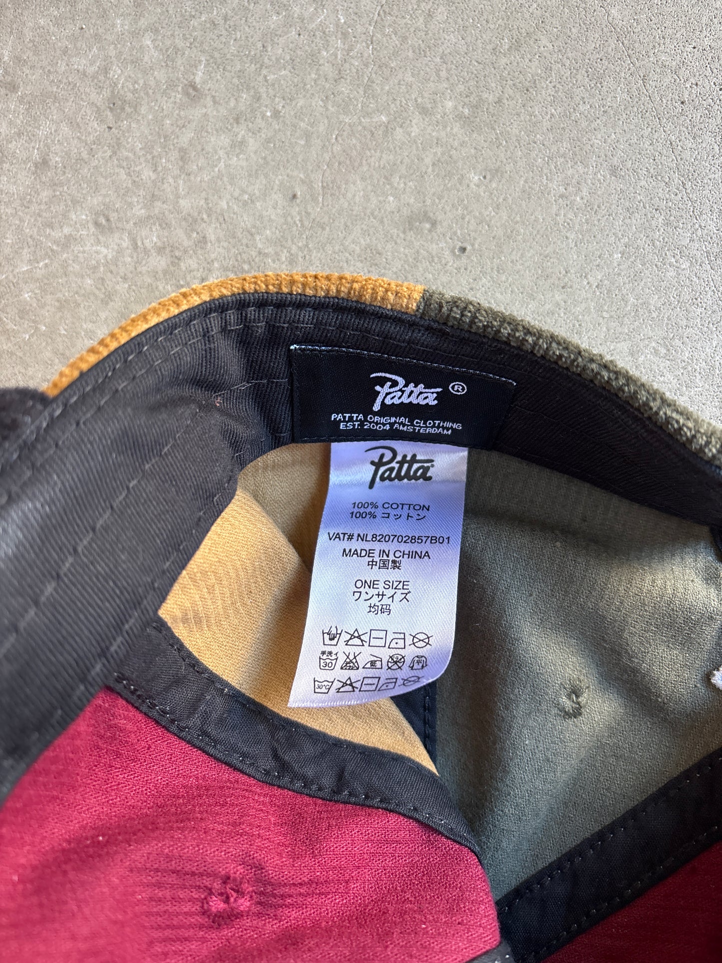 Patta Fist Corduroy Cap Multi