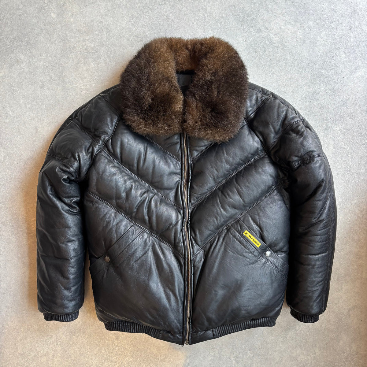 Double Goose Leather V-Bomber XL