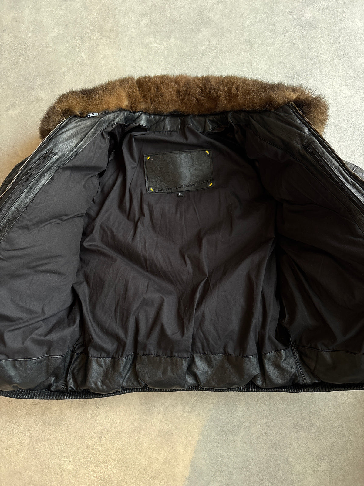 Double Goose Leather V-Bomber XL