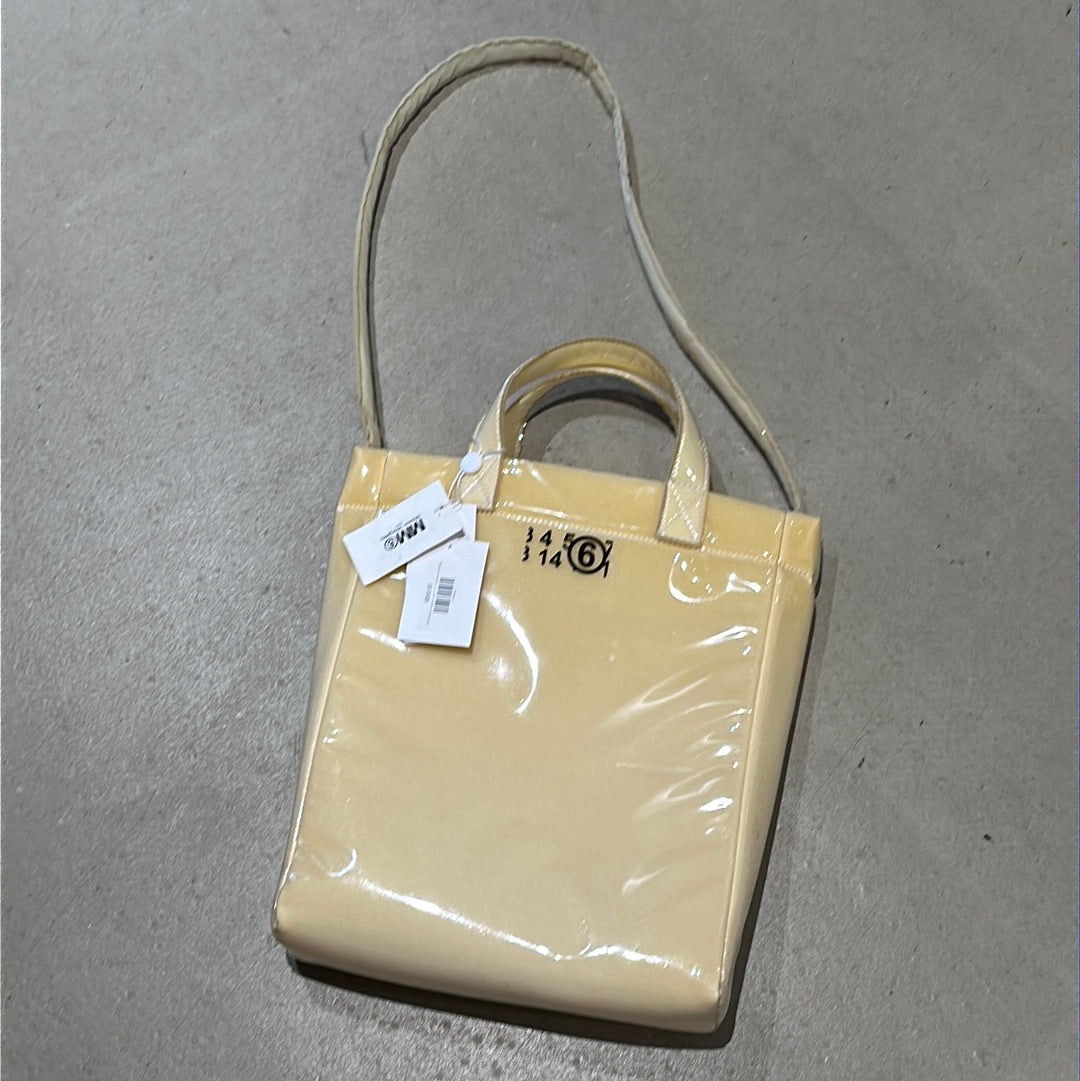 MM6 Maison Margiela Logo Print Transparent tote bag