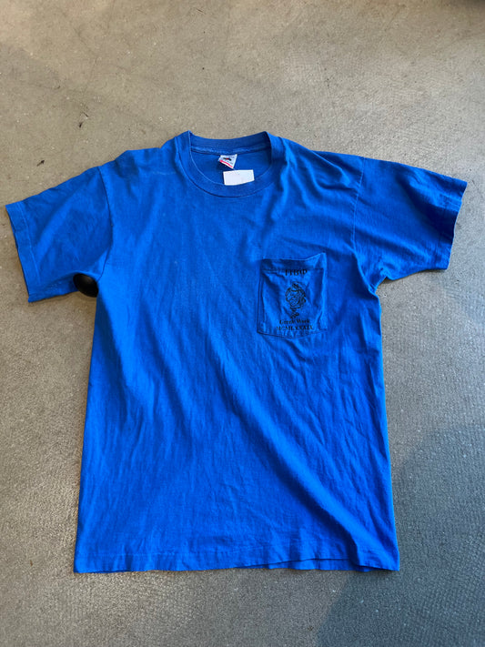 Vintage Greek Week Tee Blue L