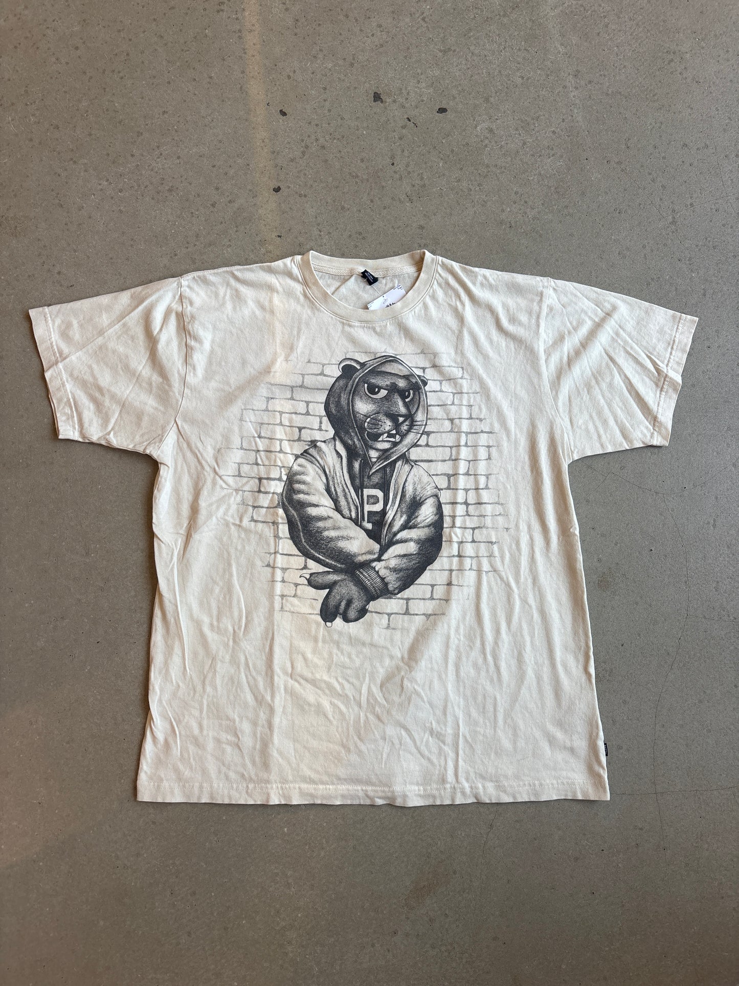 Patta Pencil Panther Tee Beige L