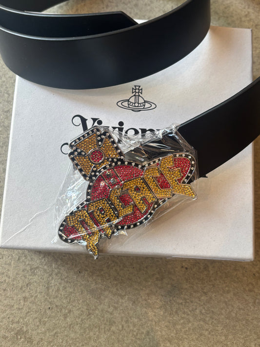 Palace x Vivienne Westwood Circus Diamante Belt in Black
