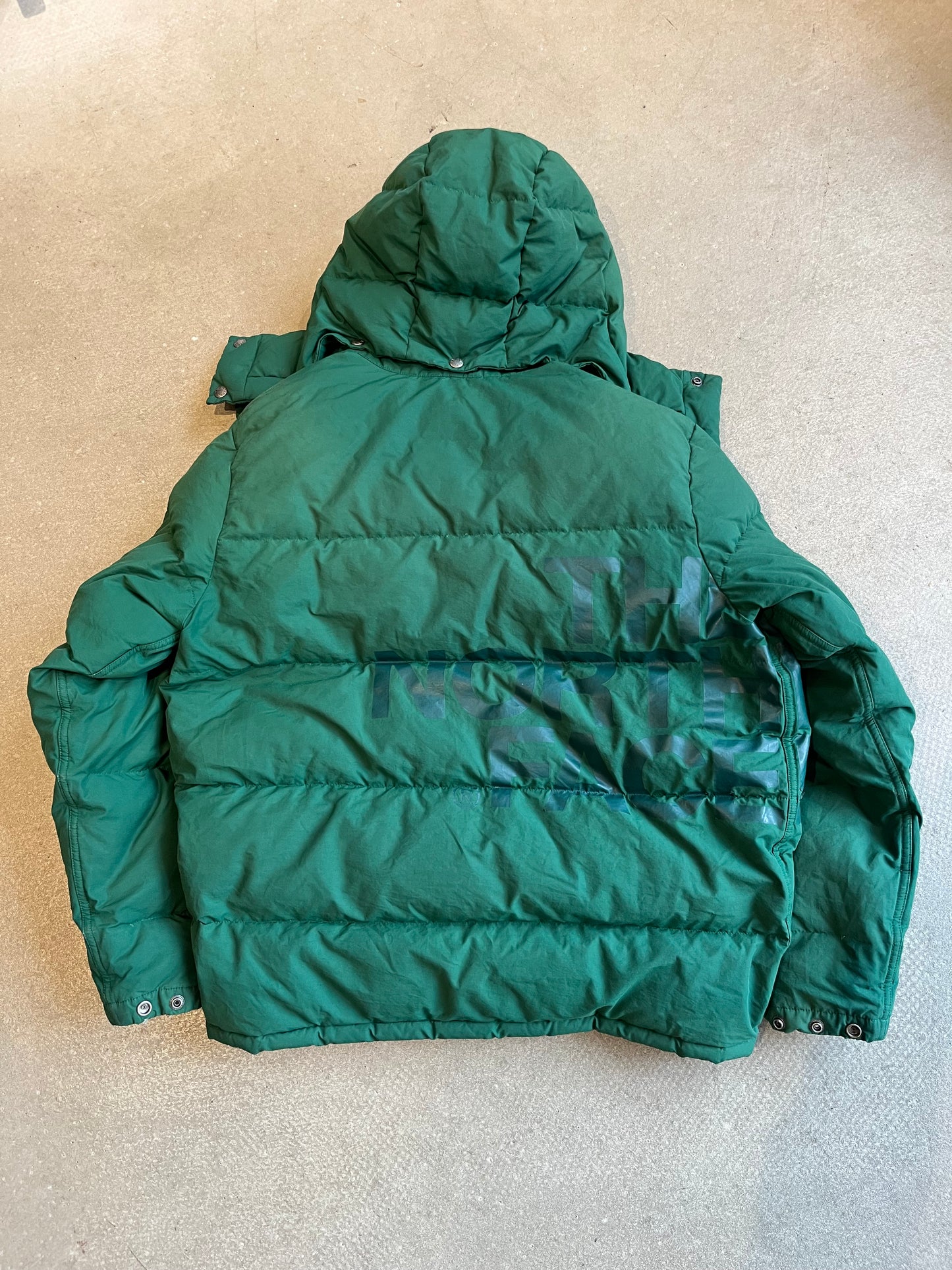 Junya Watanabe MAN x The North Face Down Jacket Green Large