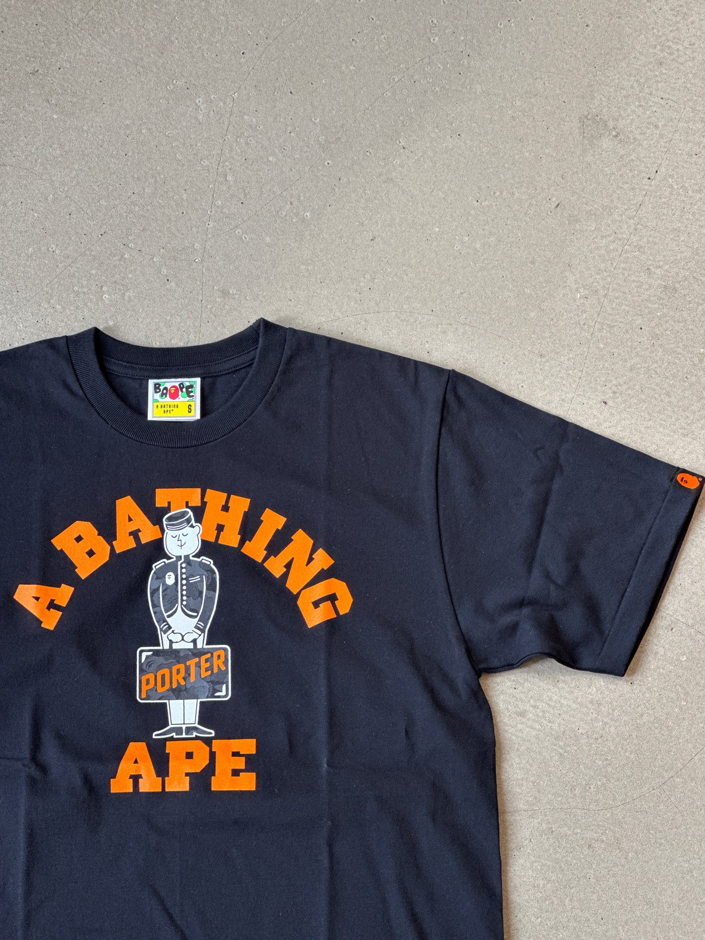 Bape x Porter Tee Black S