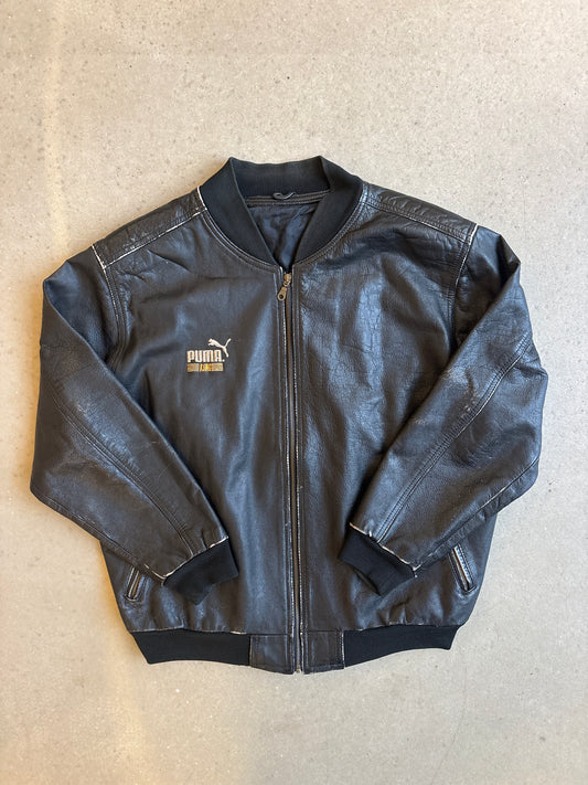 Puma King Leather Jacket L