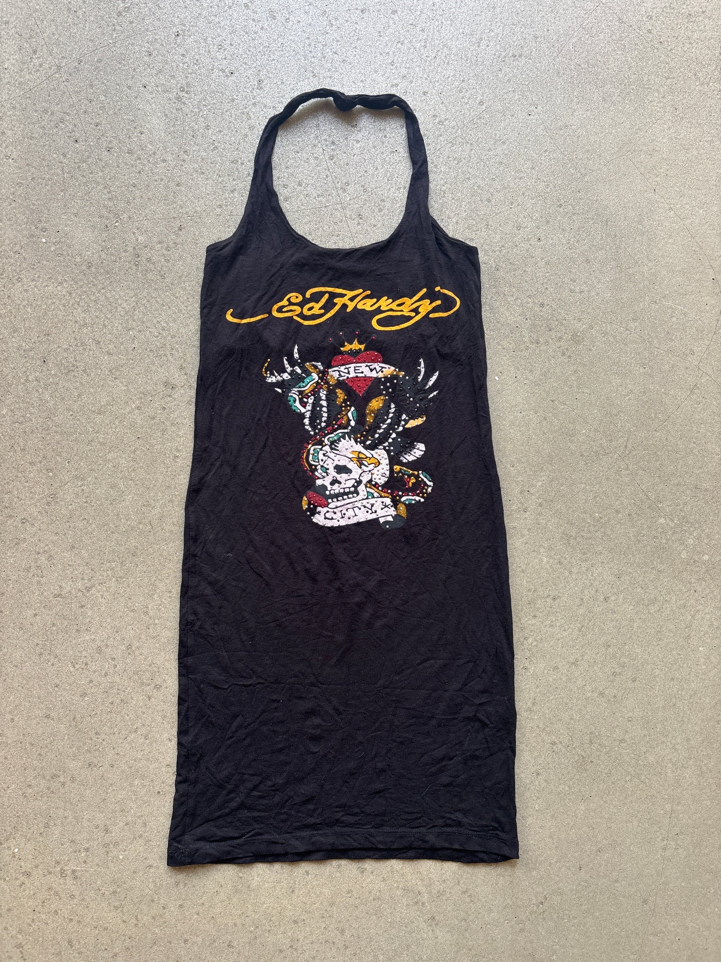 Ed Hardy Top Black M